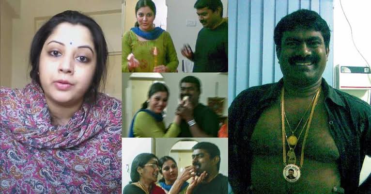 meanwhile விஜயலக்ஷ்மி 
டேய் சீமான் மாமா பயலே, என்னடா தேவயாபையா