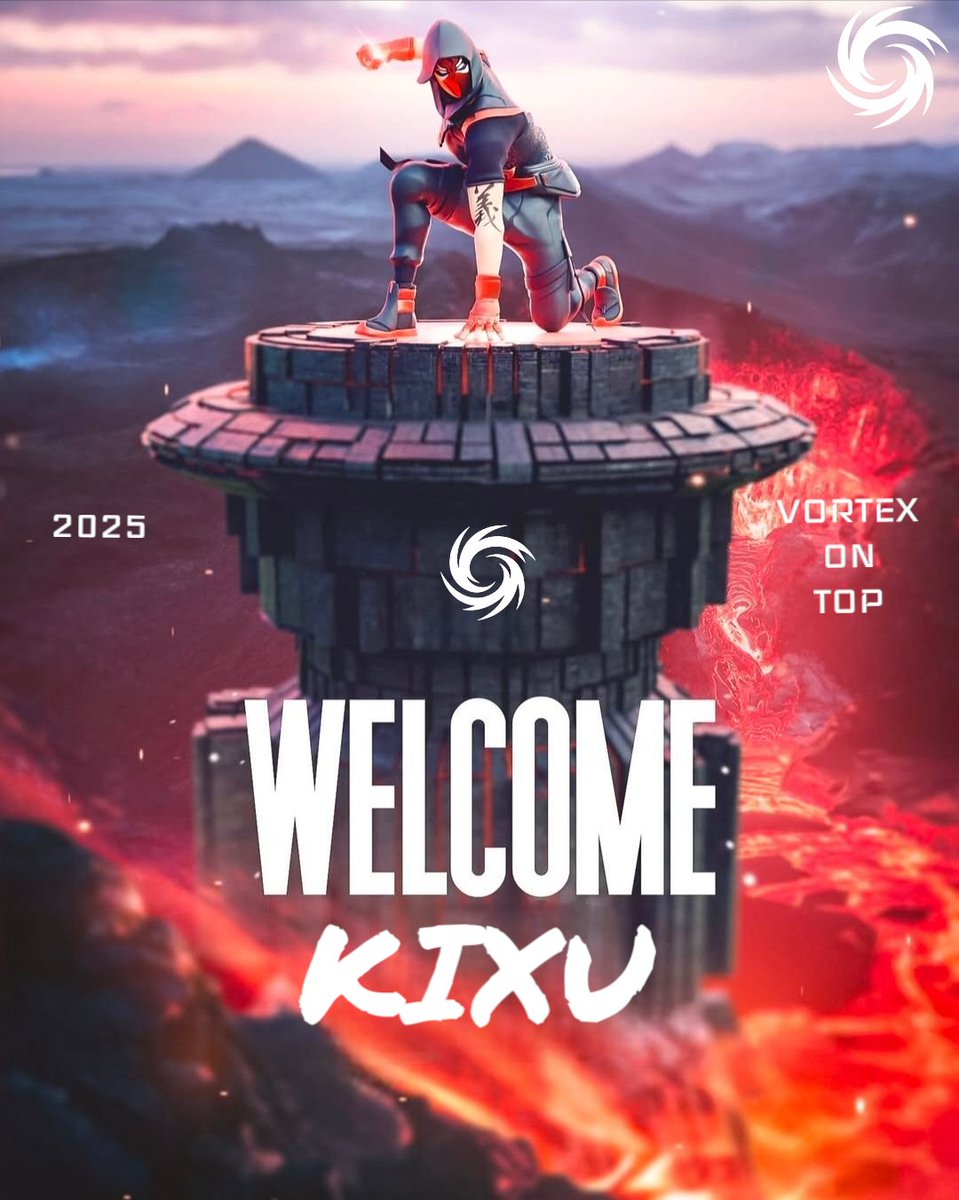 Welcome to the Team!!!

Today, we’re thrilled to introduce our NEW FORTNITE PLAYER

We wish you great success with Vortex!

| VXC KIXU (<a href="/2Kixu/">Kixu</a> )🔴⚫️