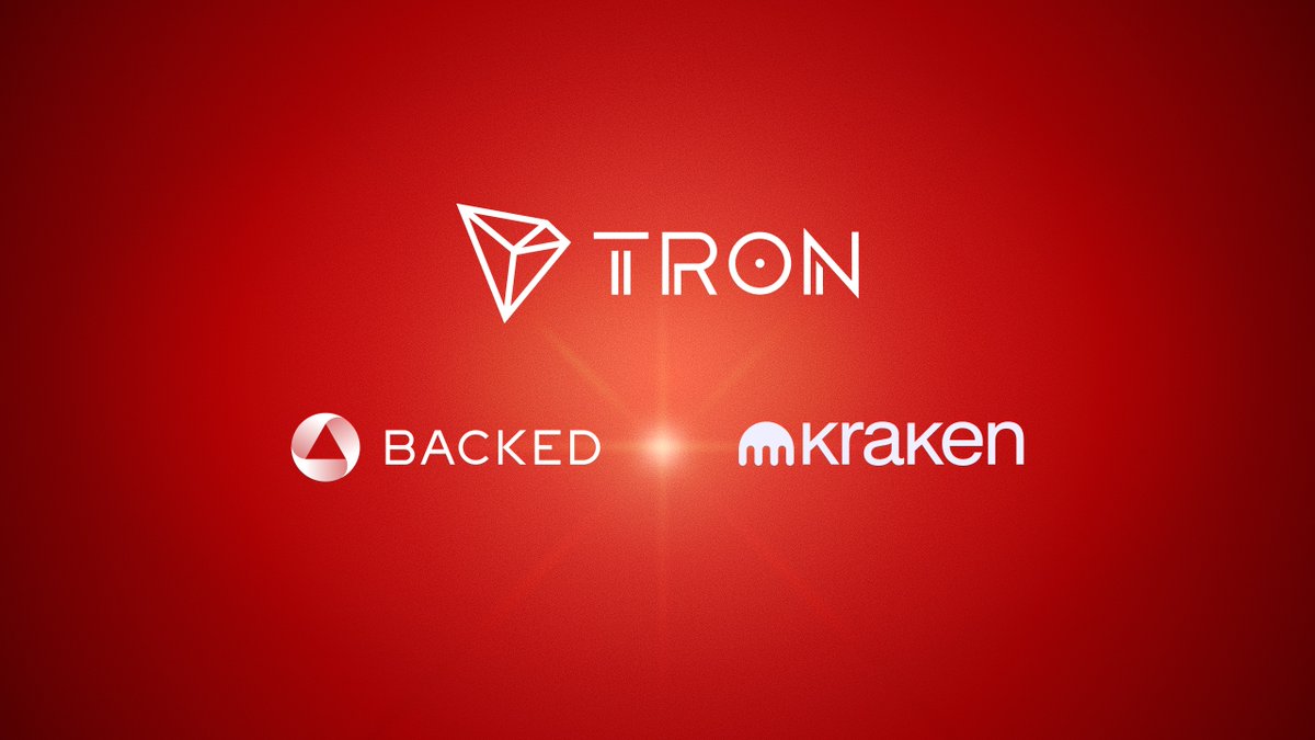 #TRON announced the strategic collaboration with <a href="/krakenfx/">Kraken</a>  and <a href="/BackedFi/">Backed</a> to integrate xStocks with the TRON blockchain, opening up new opportunities for tokenized equities exposure across one of the world’s most active and scalable blockchain ecosystems.

Read more from