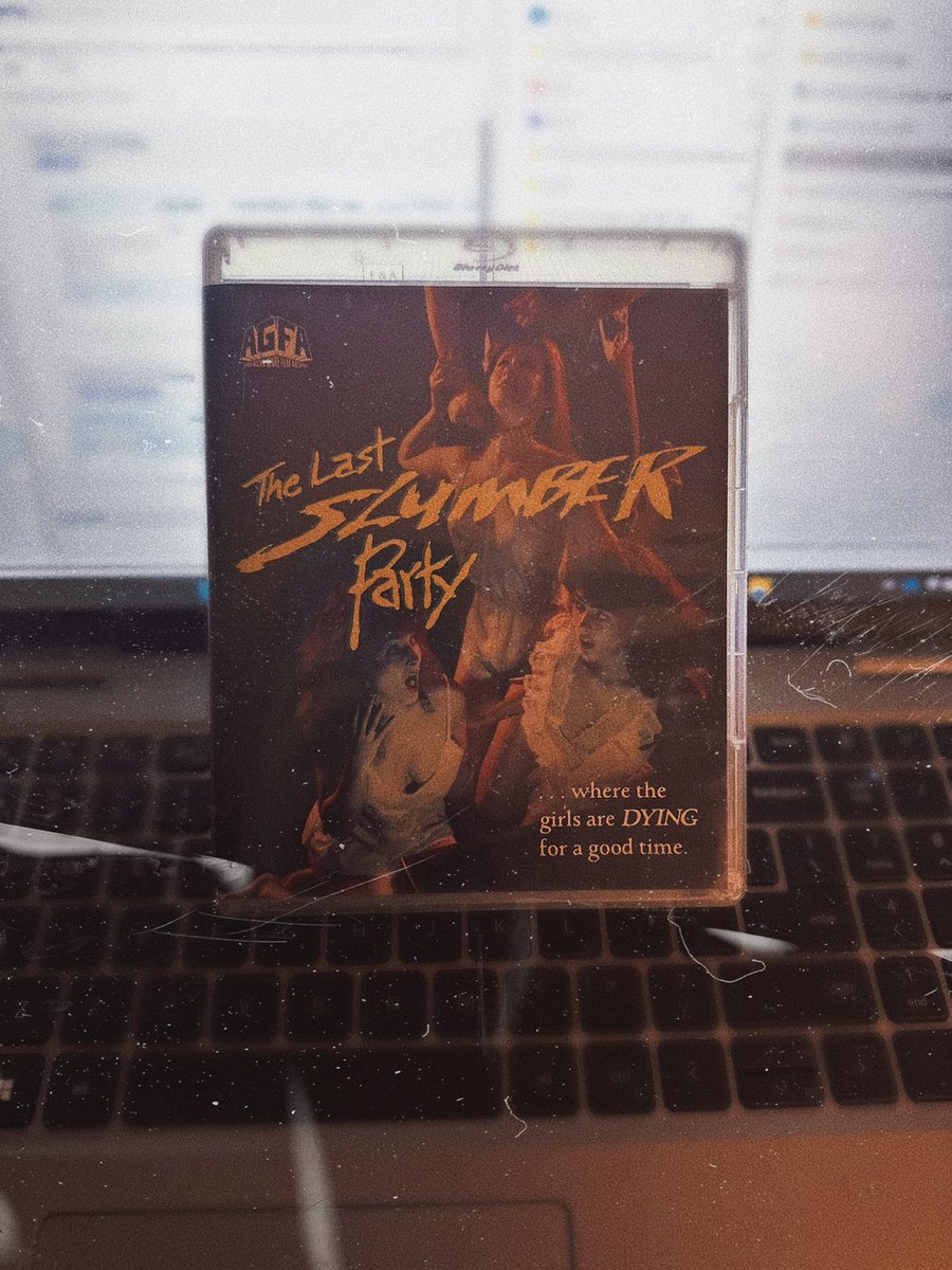 Ashley (@barelyashley) on Twitter photo I’m going to watch another from AGFA while I work which you might remember from Blood Lake last night if you hung out with #gangdoesgiallo.
I got this from <a href="/VinegarSyndrome/">Vinegar Syndrome</a> as a partner lable release.
#NowWatching: The Last Slumber Party
#Horror
#TheLastSlumberParty
#MutantFam I’m going to watch another from AGFA while I work which you might remember from Blood Lake last night if you hung out with #gangdoesgiallo.
I got this from <a href="/VinegarSyndrome/">Vinegar Syndrome</a> as a partner lable release.
#NowWatching: The Last Slumber Party
#Horror
#TheLastSlumberParty
#MutantFam
