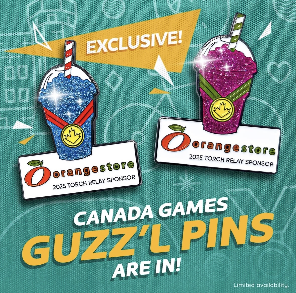 Orange_Store's tweet image. Looking for our Guzz’l pins? We’re at our Water Street location from 1:00pm-2:30pm to give some out. Come say hi!