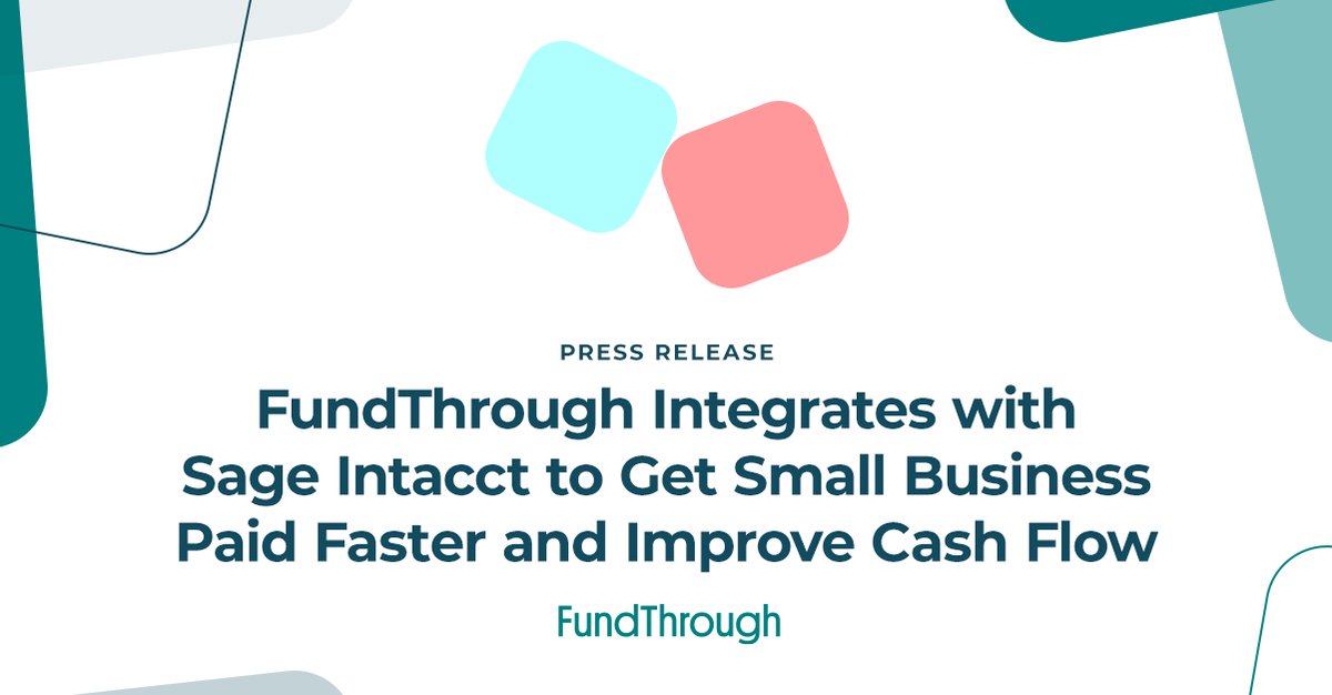 SMBs can now get invoices paid in a day with our new #SageIntacct integration—AI-powered syncing, easy onboarding &amp; full visibility into your early payments. 

fundthrough.com/blog/newsroom/…