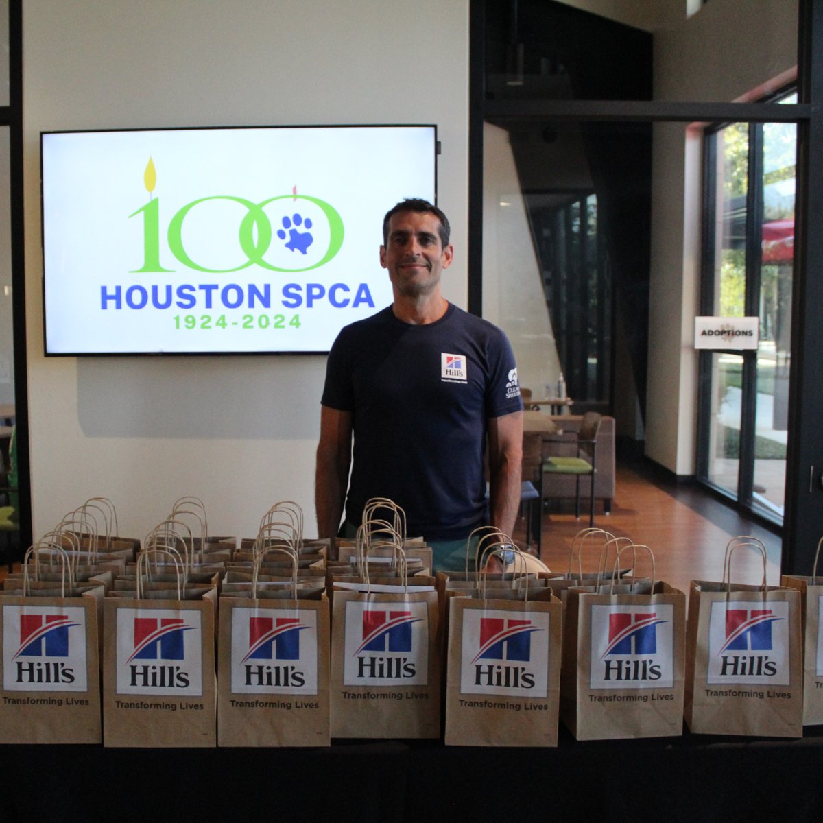 Houston SPCA (@houstonspca) on Twitter photo 🎉 At Clear the Shelters, every adopter gets a free <a href="/HillsPet/">Hill's Pet Nutrition</a> Nutrition gift bag, while supplies last! Plus, enjoy sweet treats from @KonaIceHouston, family fun, and 50% off adoption fees all day. 🐾❤️
#ClearTheShelters #HoustonSPCA #HillsPetNutrition 🎉 At Clear the Shelters, every adopter gets a free <a href="/HillsPet/">Hill's Pet Nutrition</a> Nutrition gift bag, while supplies last! Plus, enjoy sweet treats from @KonaIceHouston, family fun, and 50% off adoption fees all day. 🐾❤️
#ClearTheShelters #HoustonSPCA #HillsPetNutrition