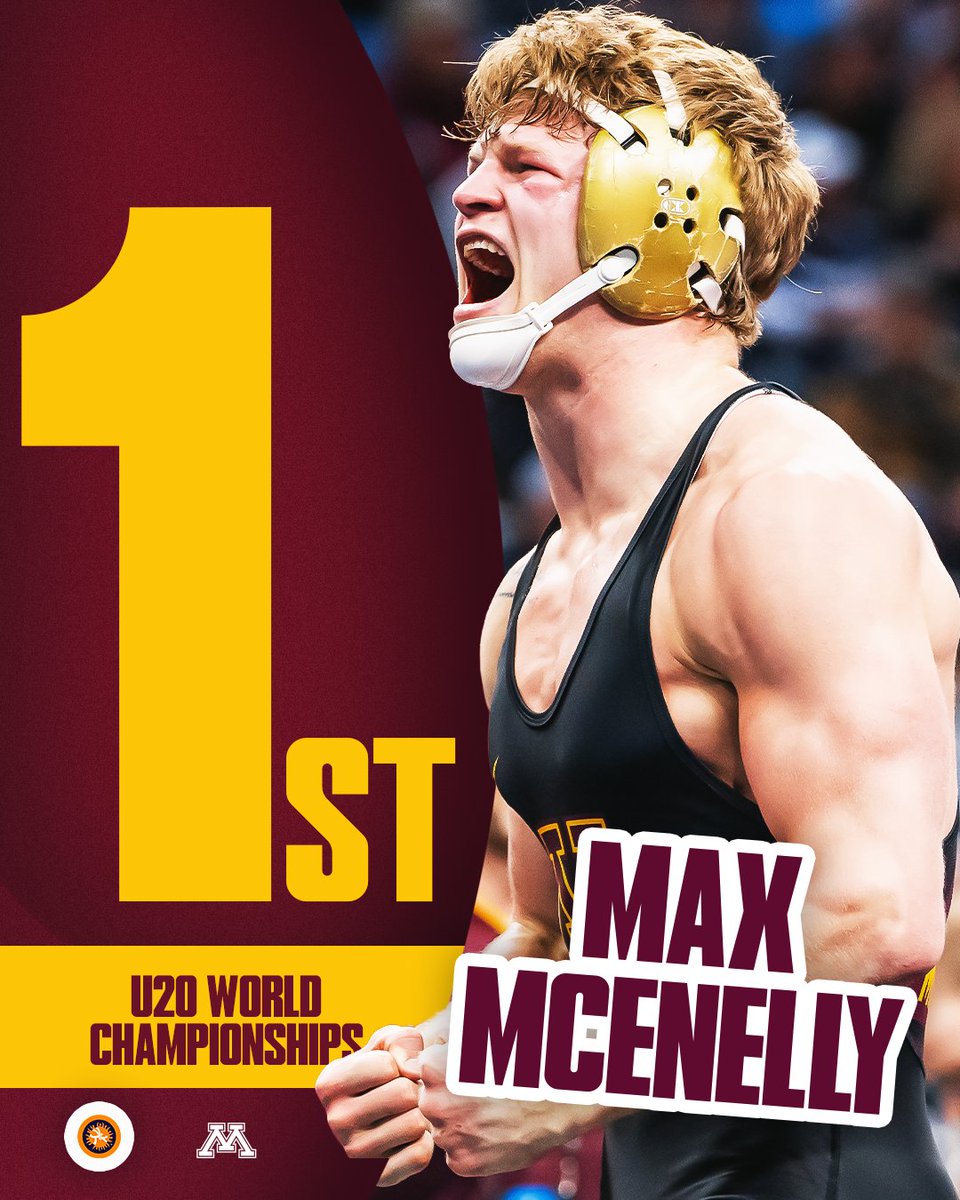 WORLD CHAMPION!!

Max McEnelly dominates for an 8-0 win in the finals to claim the U20 86kg title!

#GopherTough