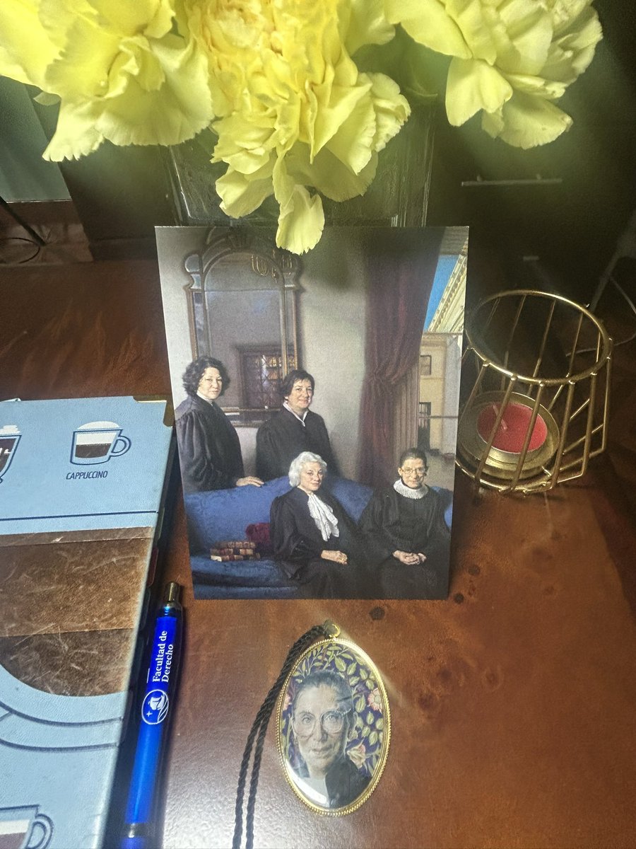 veroosornio's tweet image. Gracias @PatyAJasso 
Me encantó el detalle
#RBG 👩🏻‍⚖️