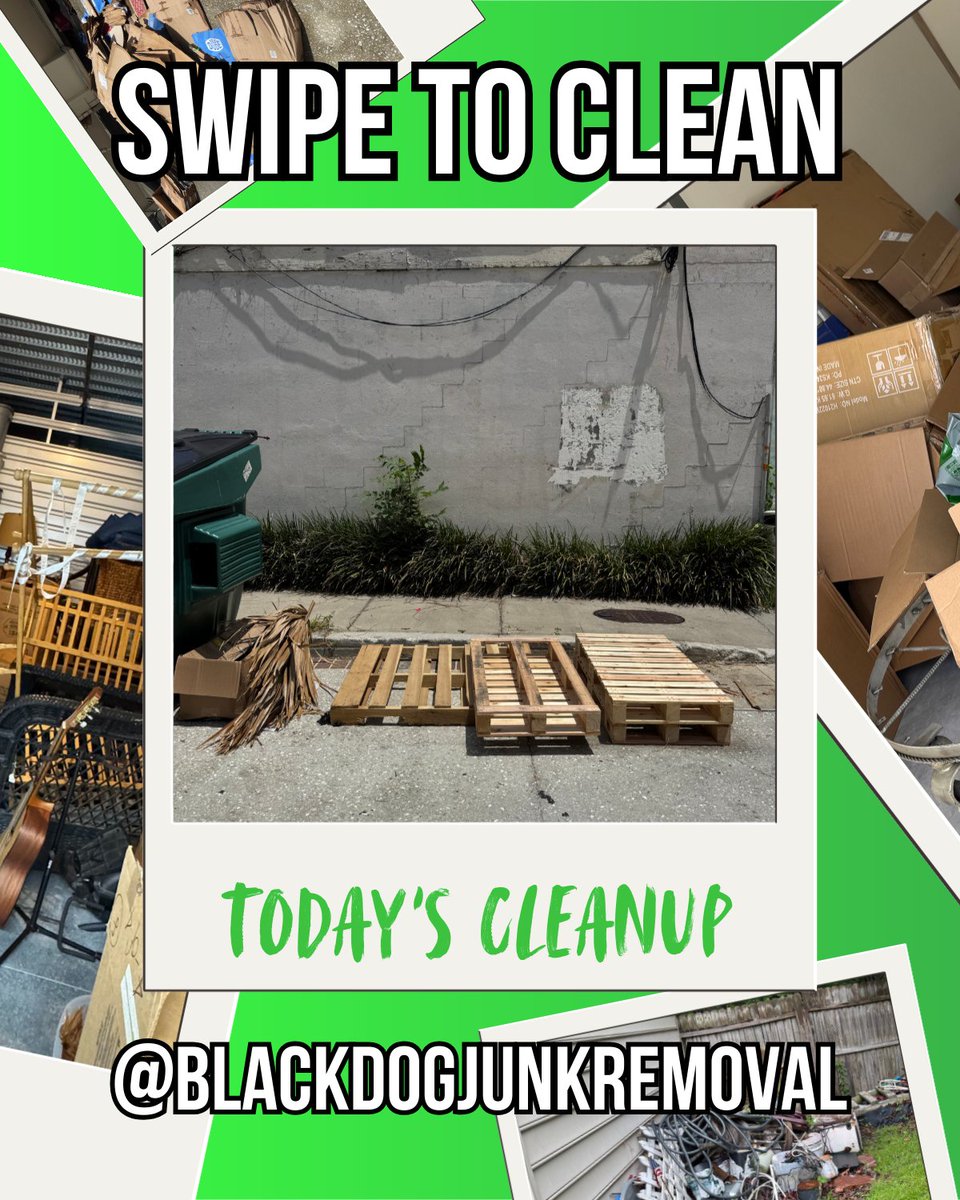 BDJunkremoval's tweet image. Swipe to Clean: Small Pallet Pickup
Make Junk and Clutter disappear like magic✨

🐾Black Dog Junk Removal
📍Charleston, SC
☎️843-920-JUNK (5865)

#JunkRemoval #CleanOutCrew #DeclutterYourLife #SwipeToClean #BeforeAndAfter #JunkBeGone #TidyTransformation #ClutterFree #lowcountry