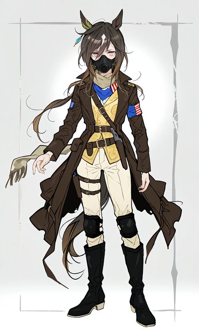 #ウマ娘falloutダービー ユリシーズ/ステイゴールド 運び屋の前に立ちふさがった謎の女性。まるで運び屋の過去を見てきたように語るが……。