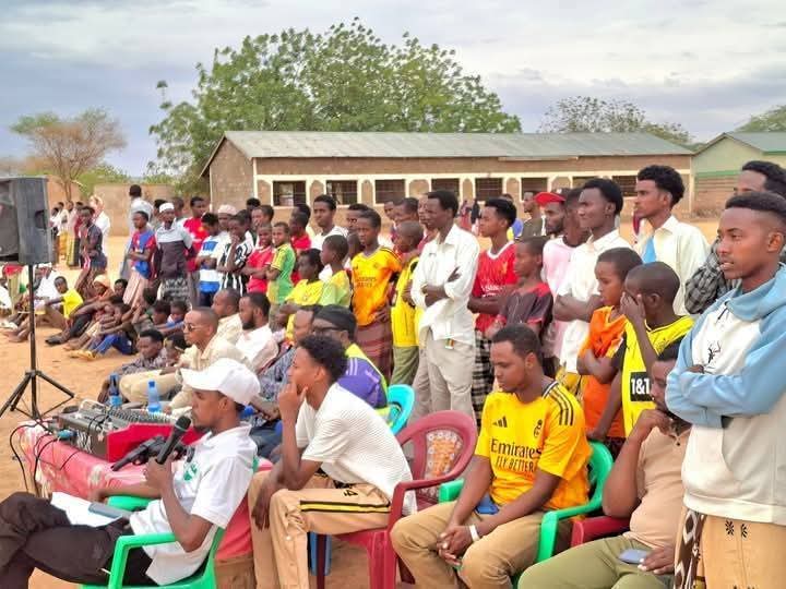 In light of Kenya's Football Month, A Tournament kicked off today at Khalalio Sub-County in Mandera County. Thanks to local youth who organized this sporting activity. <a href="/Waziri_Mvurya/">H.E Salim_Mvurya, EGH.</a> <a href="/JohnMbadiN/">Hon. FCPA John Mbadi Ng'ongo, EGH</a>  <a href="/HonAdenDuale/">Hon. Aden Duale, EGH</a>  <a href="/MohamedAKhalif/">H.E Mohamed Adan Khalif</a> <a href="/HonWeytan/">Hon Hussein Weytan MP Mandera East</a> <a href="/HusseinMohamedg/">Hussein Mohamed, MBS.</a>