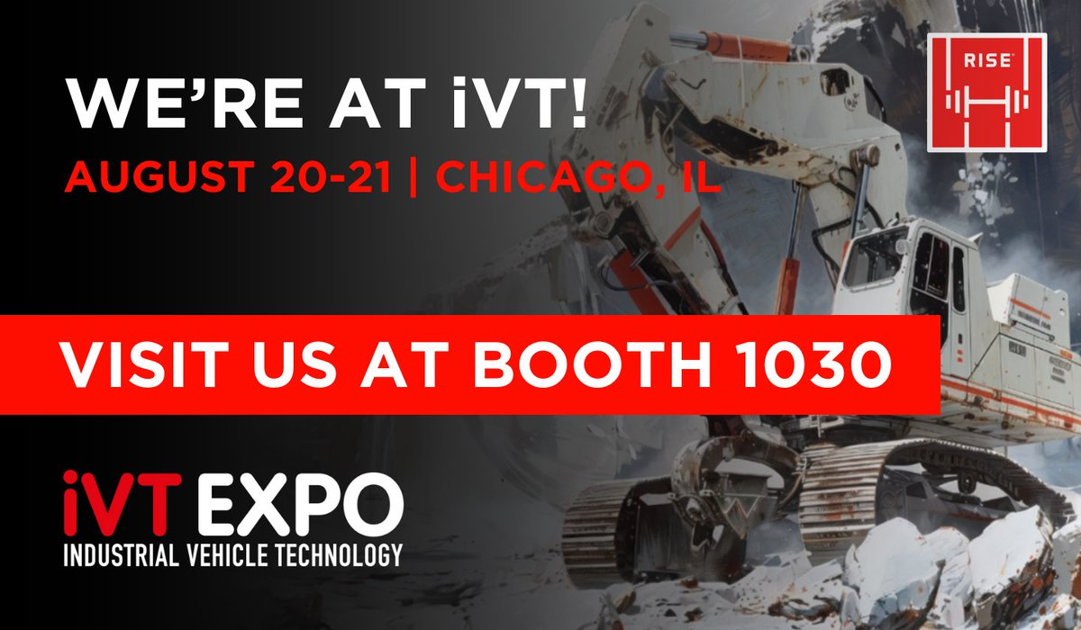 RiseRobotics's tweet image. Hey Chicago, we're here for the iVT Expo this week!
📍 Find us in Hall F at Stand 1030.
Come by to see our technology up close and chat with the team. Hope to see you soon!
#ZeroEmissions #CleanTech #ElectrifyHeavyMachinery #HeavyMachinery #RISE #iVTExpo #ChicagoEvents