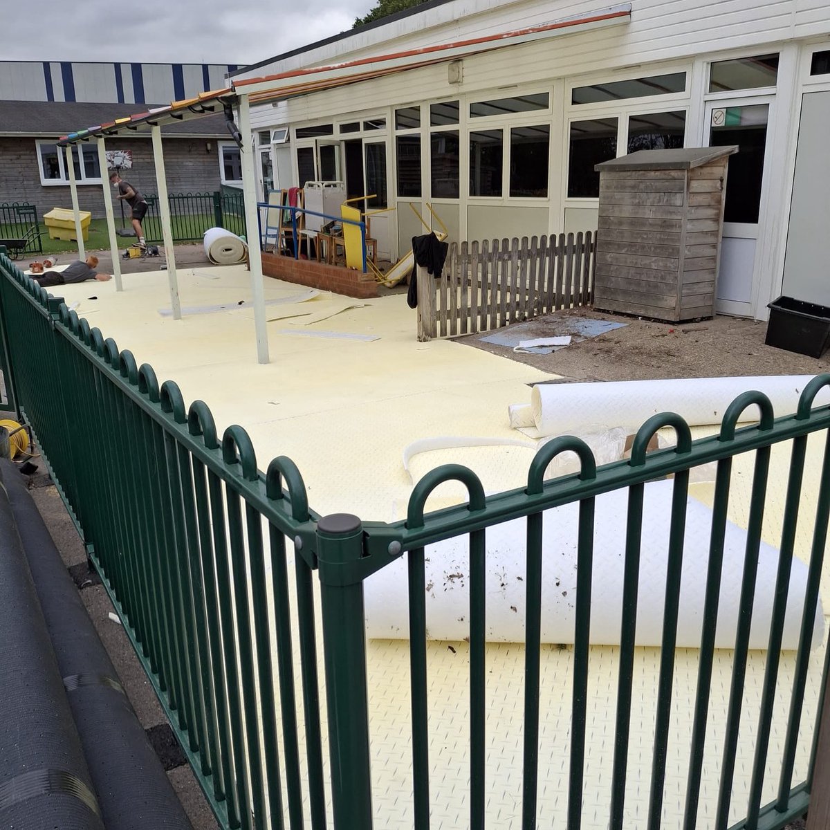 Did someone say astro? Our lovely reception class has had the underlay finished today, more pictures tomorrow!