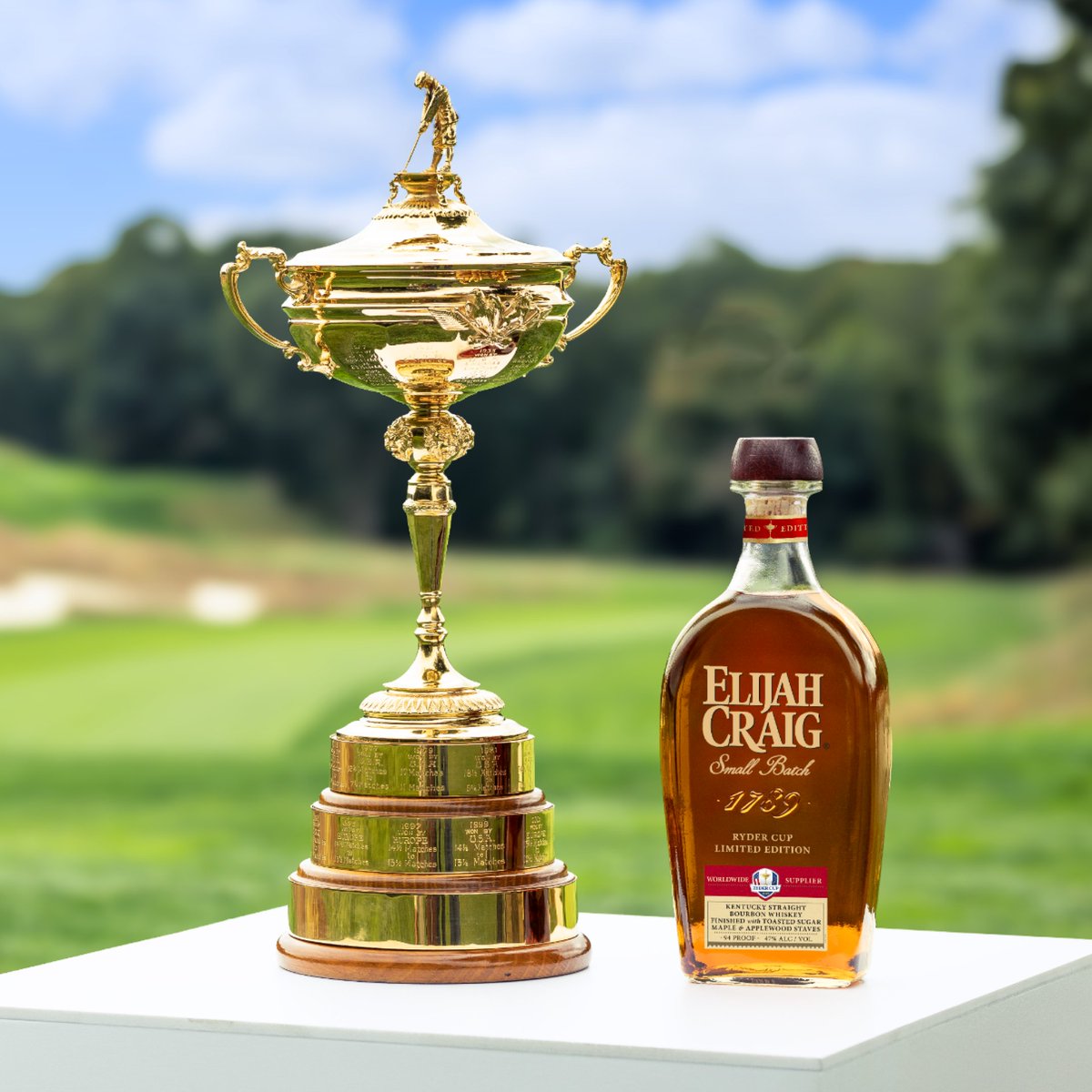 The countdown to the 2025 <a href="/rydercup/">Ryder Cup</a> is on! Introducing this year's commemorative Elijah Craig Small Batch Bourbon, finished with toasted sugar maple and applewood staves. A bold nod to the Empire State for an iconic debut at Bethpage Black.

bit.ly/4oLzDxq