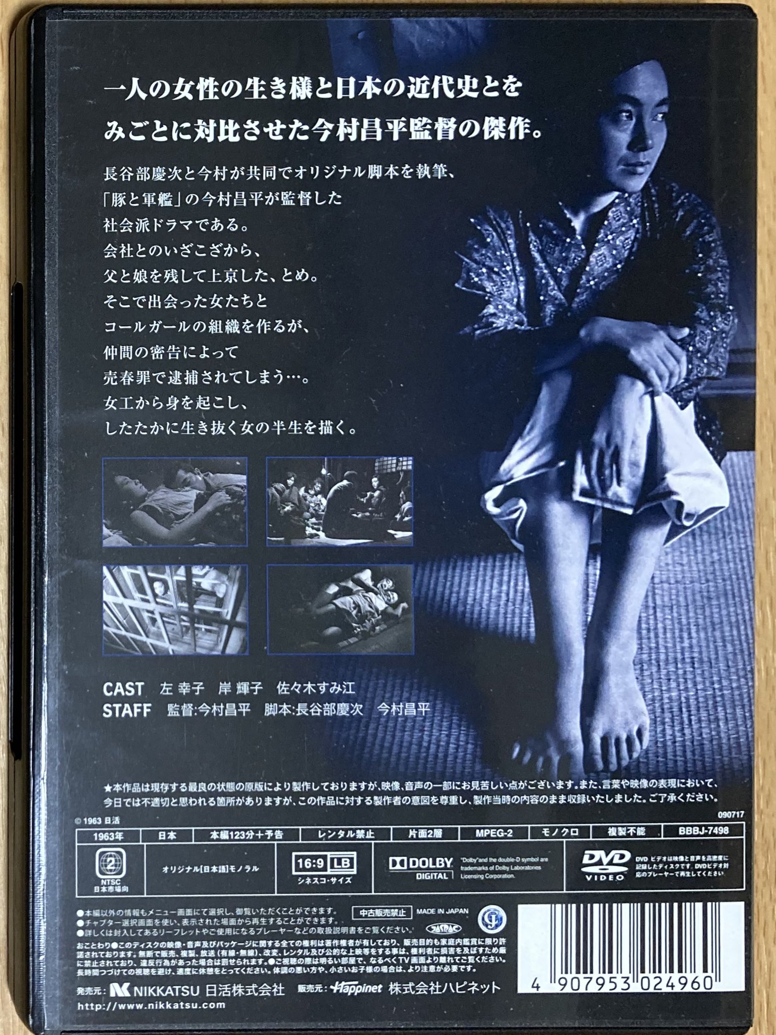 にっぽん昆虫記　赤い殺意、黒い雨 3冊セット　希少　今村昌平　撮影台本 赤い殺意 | 今村昌平 | 動画再生 | JAIHO