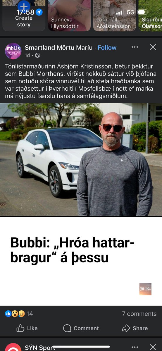 vissi ekki fyrr en nuna að Bubbi Morthens heitir ekki Bubbi Morthens heldur Ásbjörn Kristinsson. Eftir að þessi grein birtist á feedinu mínu