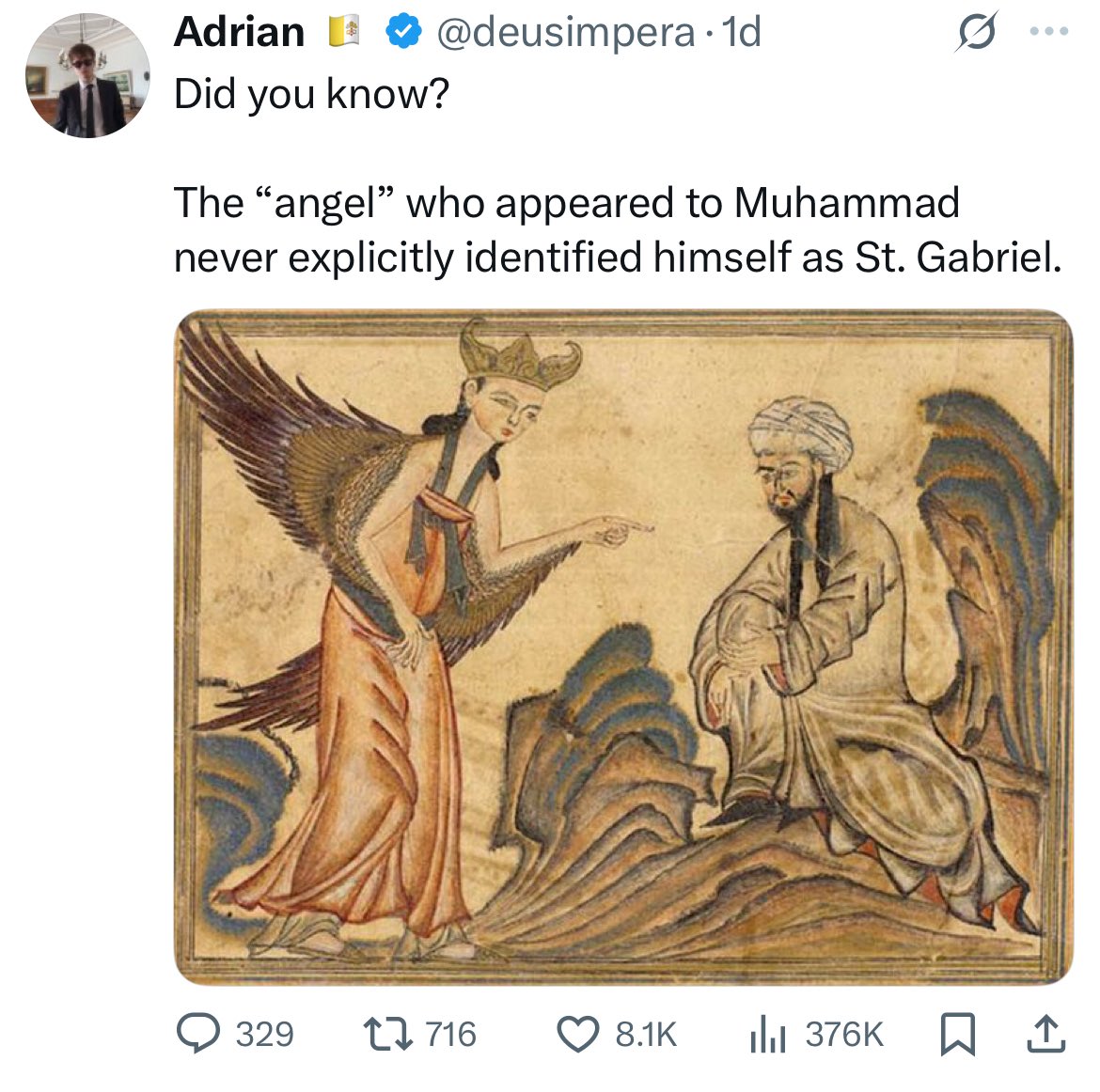 The Orthodox Muslim tweet media