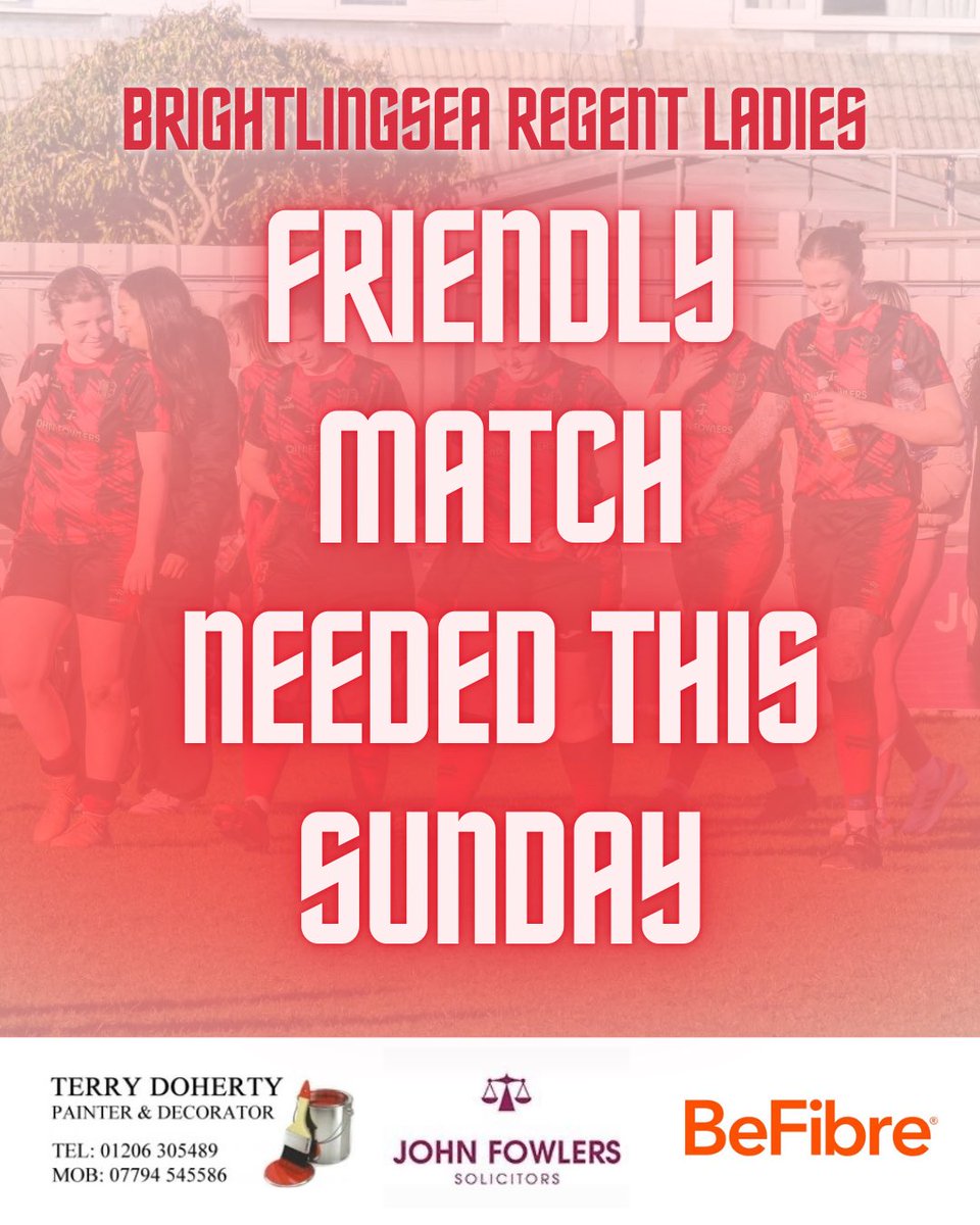 Brightlingseafc's tweet photo. We are looking for a last minute replacement for a friendly for our ladies team this Sunday! ⚽️ 

If your club is interested please reach out! 💬

#brfcladies #BRFC #womensfootballteam #womensfootball #brightlingsearegentladies #UpTheRs https://t.co/sjJELvU4UZ