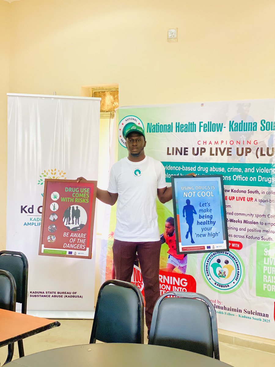 itzMuhaiminMT's tweet photo. Drug abuse is destroying young lives — prevention is the answer.

Today, 20th August 2025, we successfully completed a Refresher Training for 3 community coaches on the Line Up Live Up (LULU) program, developed by @UNODC and supported by
 @KadbusaNG.
#DrugFreeFuture

#ไข่เจียวปู https://t.co/YVsPYbmJCD