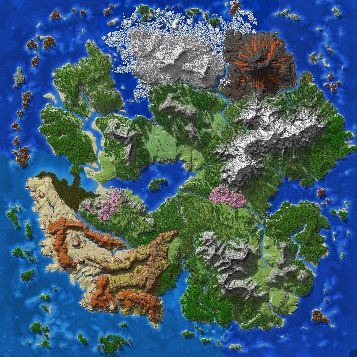 Welcome to Thaleryn!

Thaleryn is a large 4k x 4k map with over 20 diverse biomes, each filled with unique landscapes, lootable structures, resources, and hidden secrets.