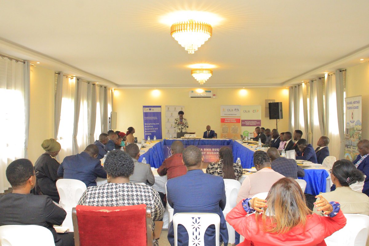 Ministry of Youths, Sports & Arts _Buganda (@buganda_youths) on Twitter photo ✅ Day 1 wrapped up!
Buganda youth leaders are now better equipped with skills on social accountability & good governance—ready to champion transparency and integrity in our communities.
Special thanks to Owek. <a href="/robert_serwanga/">Minister for Youth, Sports and Arts - Buganda</a>, Deputy IGG Dr. Patricia Achan Okiria, and our ✅ Day 1 wrapped up!
Buganda youth leaders are now better equipped with skills on social accountability & good governance—ready to champion transparency and integrity in our communities.
Special thanks to Owek. <a href="/robert_serwanga/">Minister for Youth, Sports and Arts - Buganda</a>, Deputy IGG Dr. Patricia Achan Okiria, and our