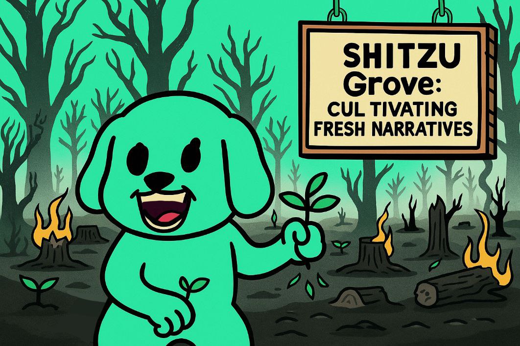 S̴H̶I̶T̴Z̵U̴ (@shitzuonnear) on Twitter photo The old narratives are burning out. What was once noise is turning into ashes.
But from that ground, something new is rising. 🌱
$SHITZU on <a href="/NEARProtocol/">NEAR Protocol</a> is now a movement to cultivate fresh stories, deeper roots, and a future that cannot be erased by fire.
Every seed planted The old narratives are burning out. What was once noise is turning into ashes.
But from that ground, something new is rising. 🌱
$SHITZU on <a href="/NEARProtocol/">NEAR Protocol</a> is now a movement to cultivate fresh stories, deeper roots, and a future that cannot be erased by fire.
Every seed planted