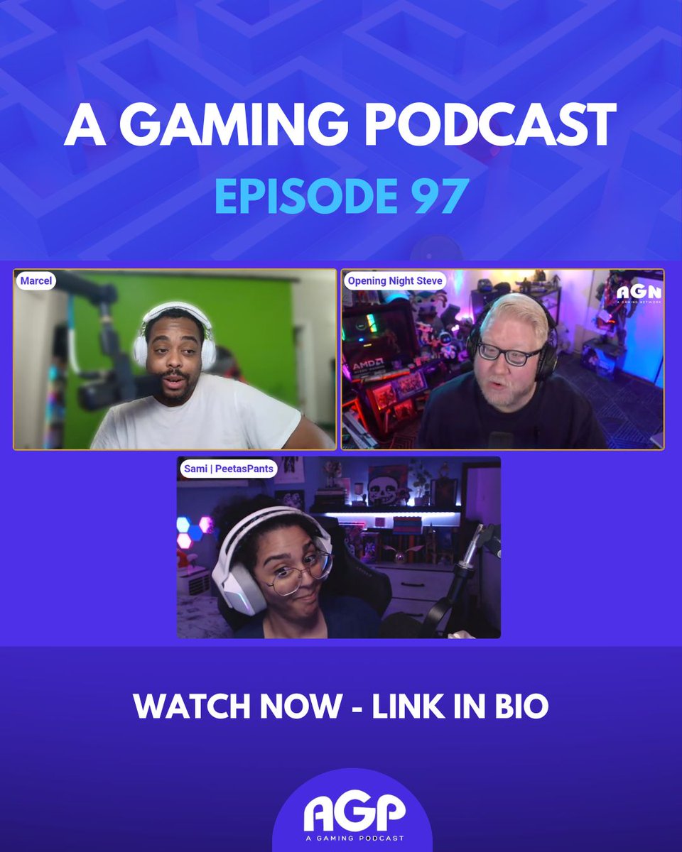 A Gaming Podcast (@agamingpodcast_) on Twitter photo #AGamingPodcast episode 97 is now available!
Topics:
- #KirbyAirRiders Direct
- #Gamescom2025 Review
Check it out on YouTube ⬇️
youtu.be/2qifn5CTCQI
🎙️: <a href="/MDee14/">MDee14 | Marcel Dee @ CNE GAMING GARAGE / FAN EXPO</a> @SteveSaylor <a href="/PeetasPants/">Sami-Jo✨• PeetasPants •</a> #AGamingPodcast episode 97 is now available!
Topics:
- #KirbyAirRiders Direct
- #Gamescom2025 Review
Check it out on YouTube ⬇️
youtu.be/2qifn5CTCQI
🎙️: <a href="/MDee14/">MDee14 | Marcel Dee @ CNE GAMING GARAGE / FAN EXPO</a> @SteveSaylor <a href="/PeetasPants/">Sami-Jo✨• PeetasPants •</a>