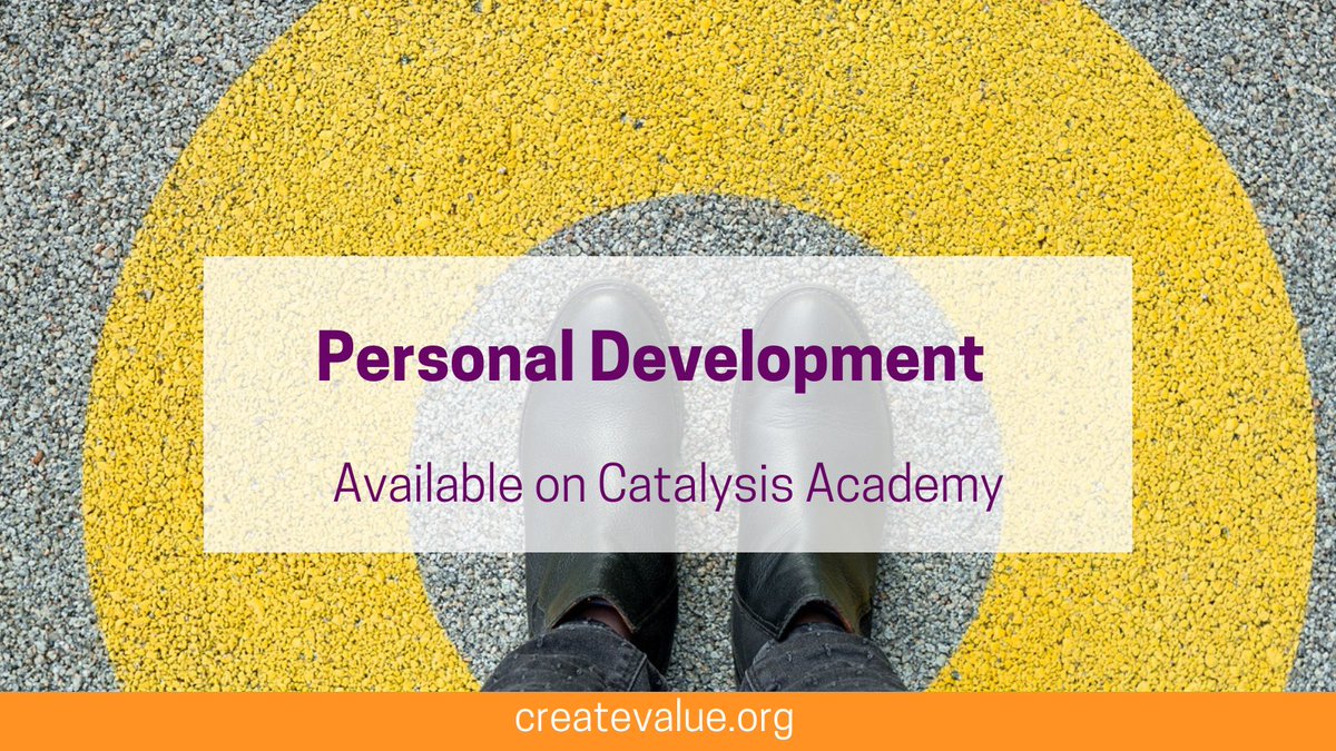 Create a personal plan for improvement that focuses on behaviors and opportunities to transform the culture of the organization through personal practice through our on-demand course, Personal Development: ow.ly/TLX850WERiK