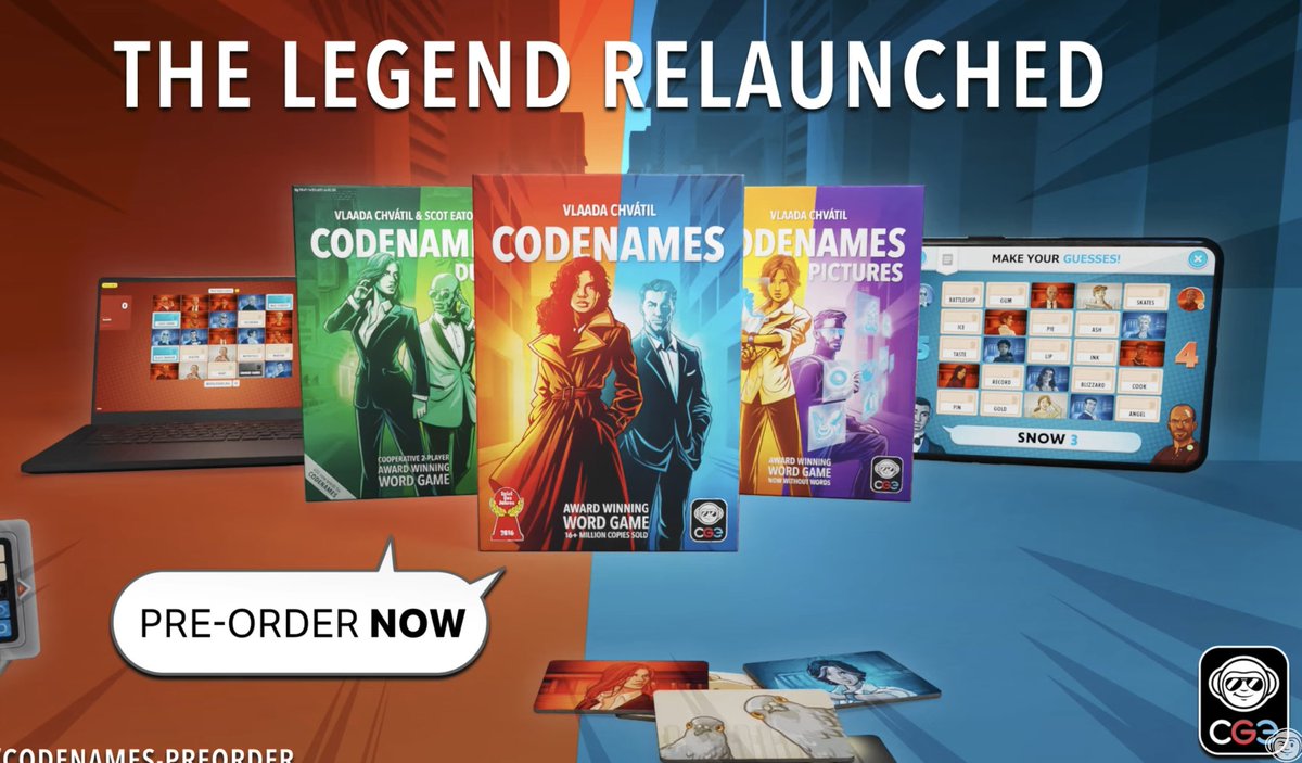 Go pre-order your NEW copy of Code Names from <a href="/czechgames/">CGE 🔜 Spiel25</a>!  Codenames Celebrates 10 Years with All New Editions! emilyreviews.com/2025/08/codena… #games #partygames
