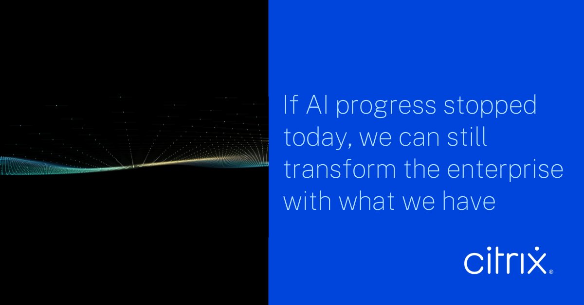 Instead of worrying about whether #AI is overhyped, it's time to start focusing on enabling &amp; securing existing AI platforms in your workplace. @Citrix's Brian Madden explains why: spr.ly/6014faQMC