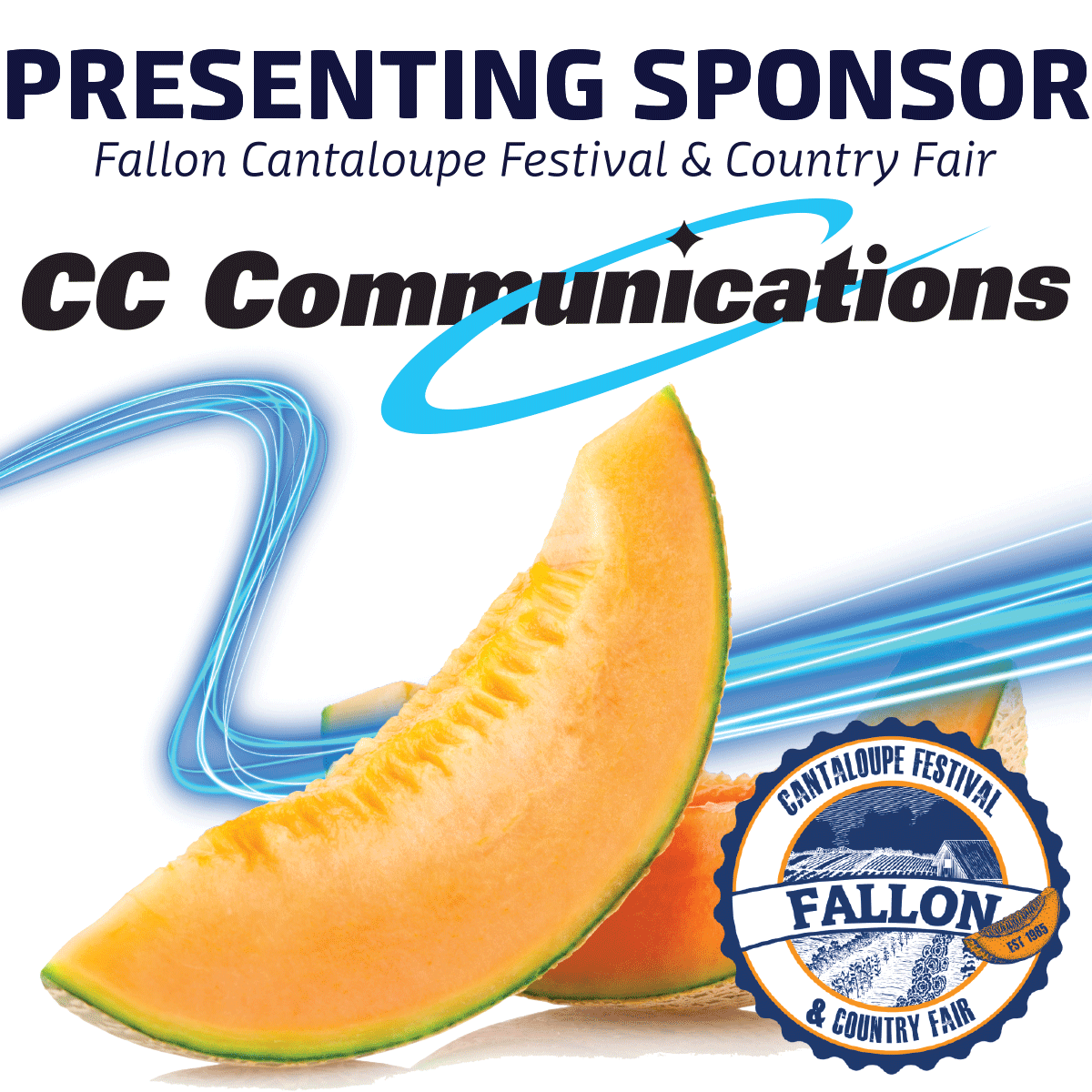 CCComm_Nevada's tweet image. CC Communications is proud to be the Presenting Sponsor of the Fallon Cantaloupe Festival &amp;amp; Country Fair

#FallonCantaloupeFestival #CountryFair #CCCommunications #PresentingSponsor #Festival #CantaloupeFest