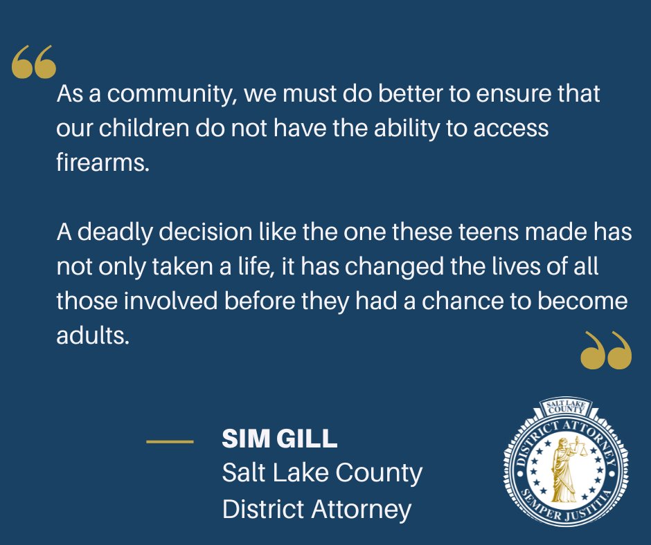 ICYMI: Two individuals sentenced this week for their part in the 2023 shooting death of teen in WVC. Seven individuals, all minors at time of shooting,  have now been sentenced related to the death of the 15-year-old boy. Read more here: slco.to/ic5xn4ll