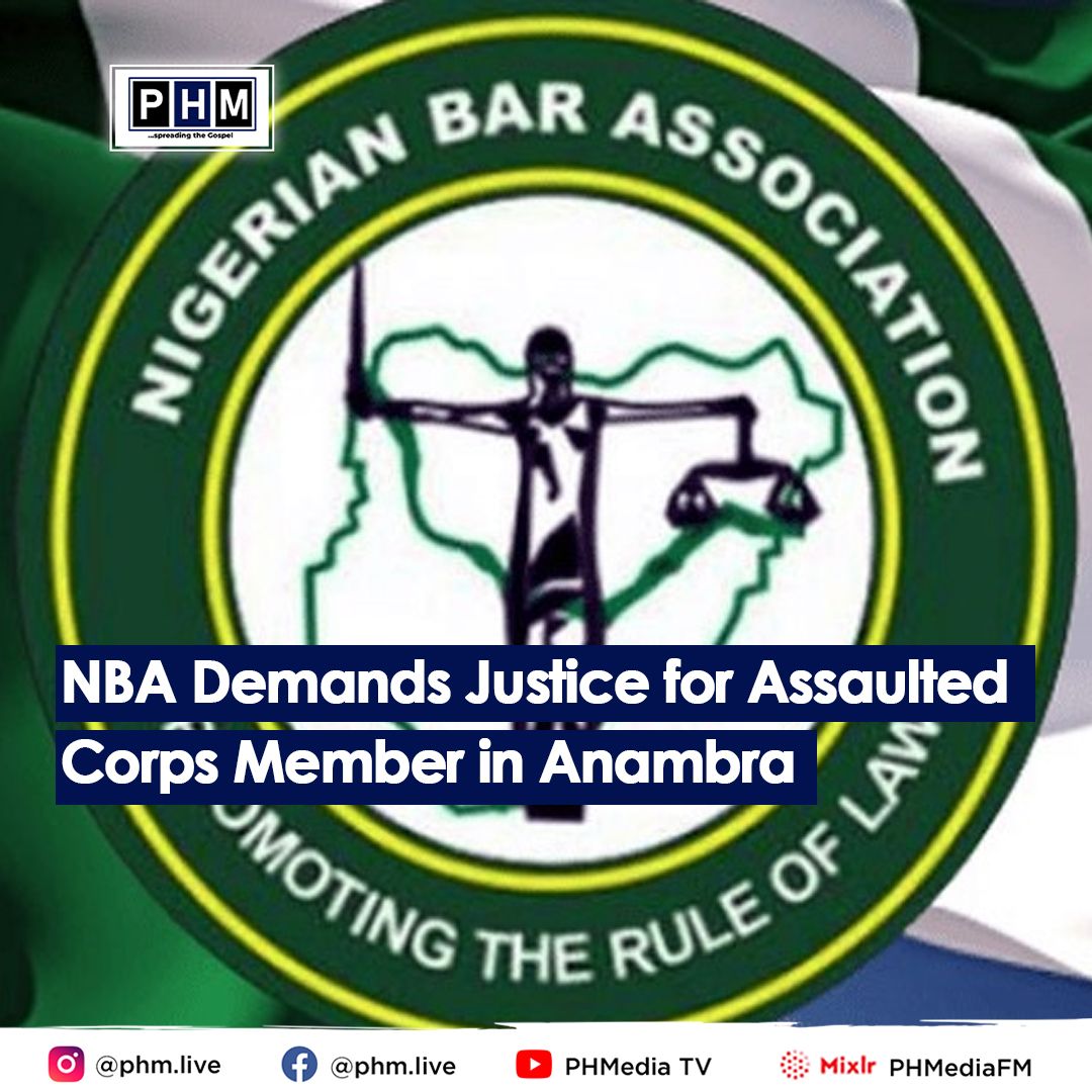 phm_live's tweet image. ⚖️🚨 The Nigerian Bar Association (NBA) is demanding justice for Ms. Jennifer Elobor, an NYSC corps member allegedly assaulted in Anambra. 💔👩🏽‍⚖️

👉 Read full details: phmediablog.com/nba-demands-ju…

#JusticeForJennifer #NBA #NYSC #AnambraNews #HumanRights
