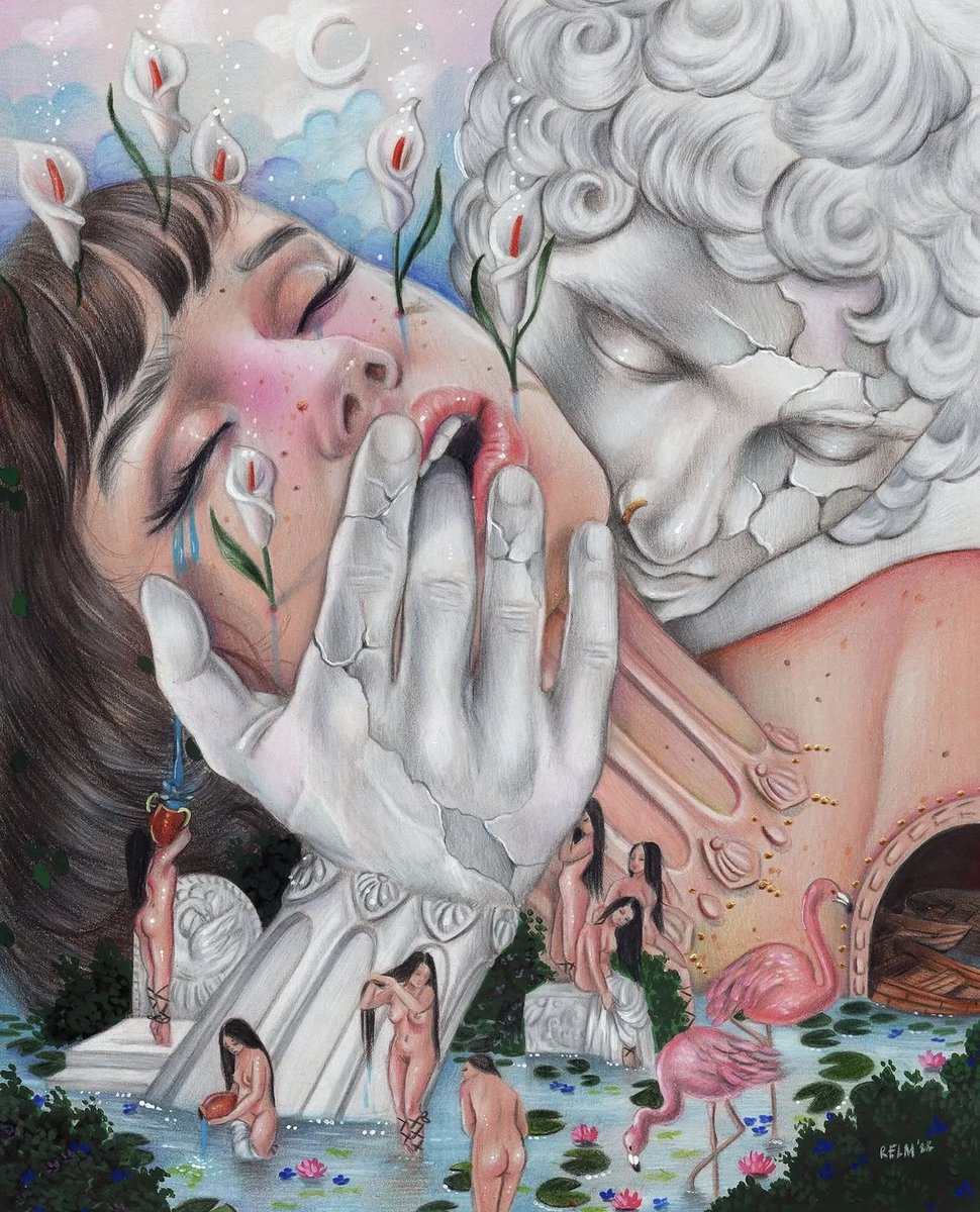 ‘The Art of Missing You’ pencils on paper. Throwback