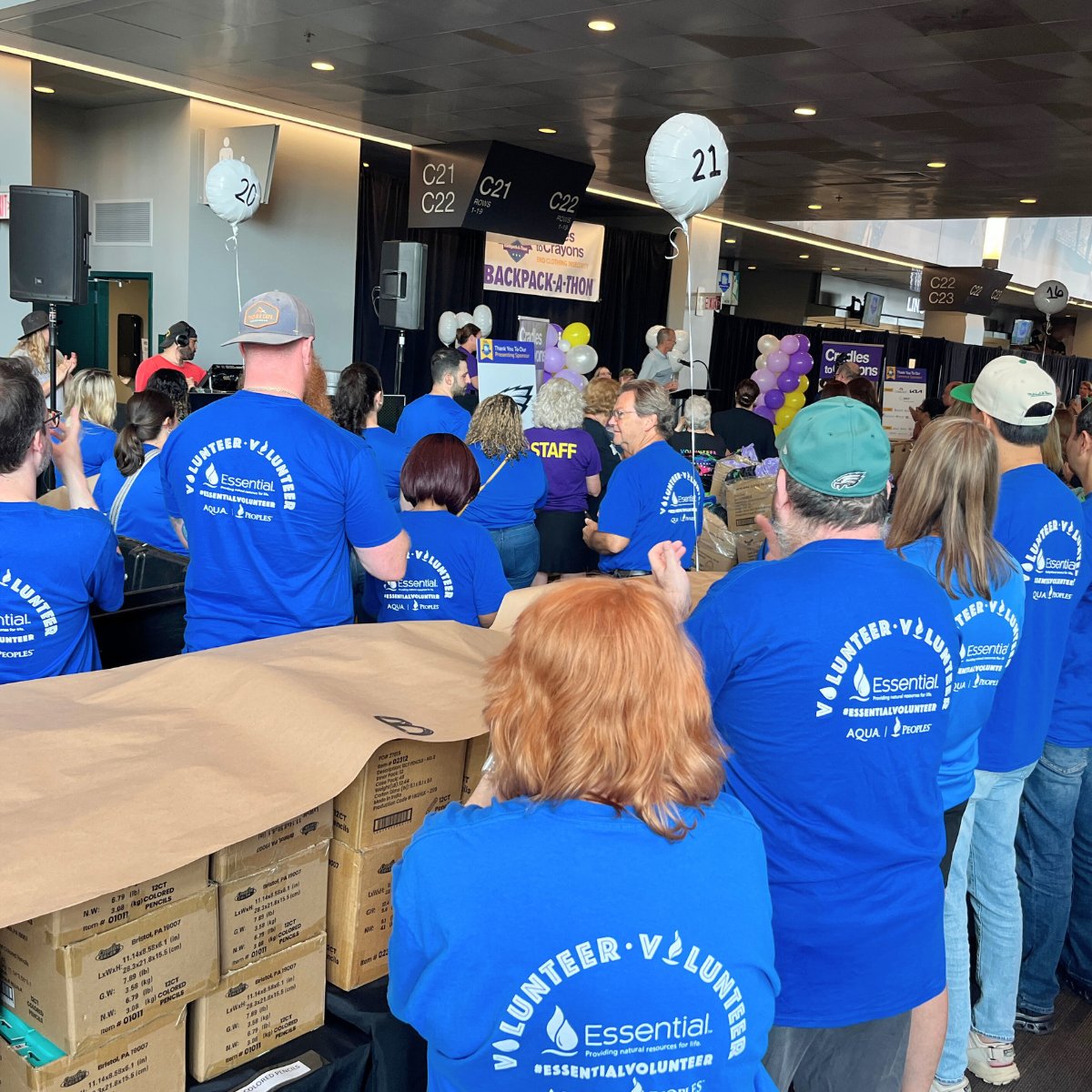 Aqua (@myaquawater) on Twitter photo We were proud to participate in the 18th annual <a href="/C2CPhiladelphia/">Cradles to Crayons Philadelphia</a> Backpack-A-Thon! Employee volunteers headed to Lincoln Financial Field to join other local companies to pack and distribute over 35K backpacks filled with school supplies for children in need.
We are proud to make We were proud to participate in the 18th annual <a href="/C2CPhiladelphia/">Cradles to Crayons Philadelphia</a> Backpack-A-Thon! Employee volunteers headed to Lincoln Financial Field to join other local companies to pack and distribute over 35K backpacks filled with school supplies for children in need.
We are proud to make