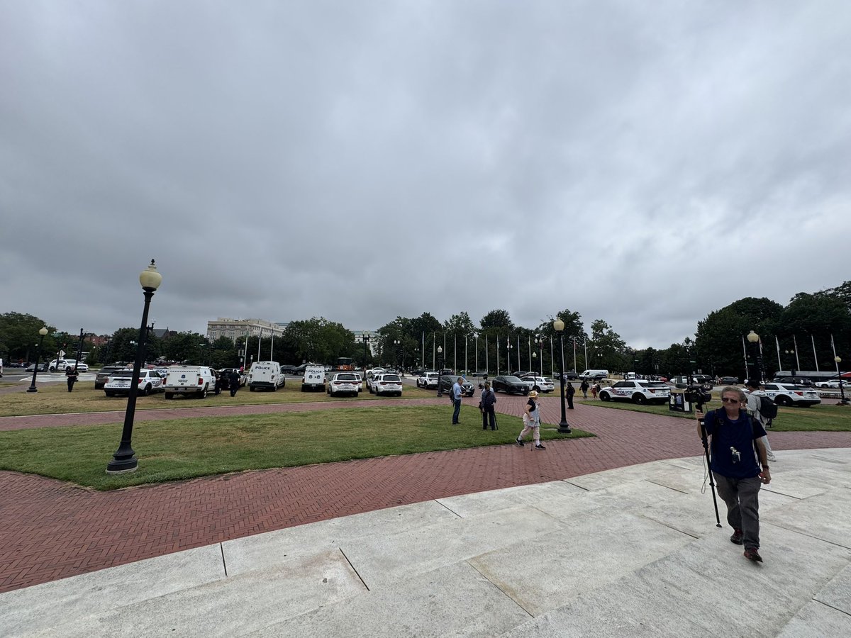 National Guard, DEA, US Marshals, Capitol Police, Metro PD, Amtrak police, and what appears to be Secret Service snipers at Union Station right now