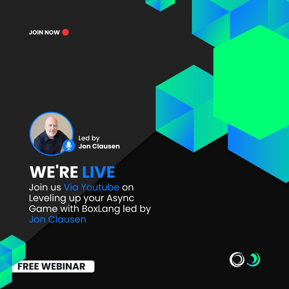 Live Now! 🚨 
Missed registration? Join us on YouTube Live
BoxLang Async Webinar led by <a href="/jclausen/">Jon Clausen</a>  is Live now!
We’re watching Zoom + YouTube chat, drop your questions! 👏

Watch live Now: youtube.com/live/enzzAsar0…