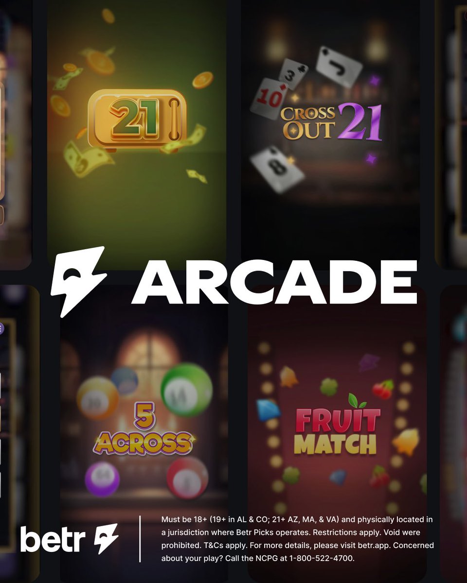 🚨 $500 BETR BUCKS GIVEAWAY 🚨

In honor of Betr Arcade going LIVE in the Betr app, we are giving FIVE people $100 in Betr Bucks 🤝

How to enter:

1. Like and retweet this post 🤑

2. Reply with your high score on any of the games 🏆

3. Must be following Betr ⚡️