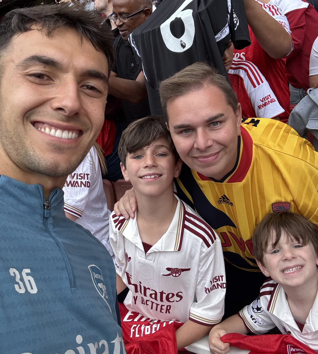 Fantastic experience meeting Zubi and Viktor today! <a href="/Arsenal/">Arsenal</a>
