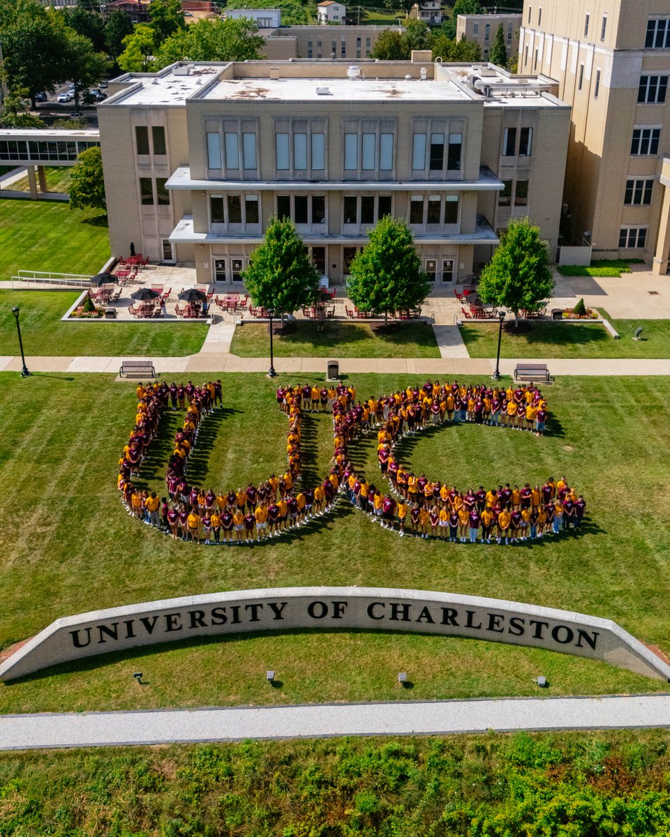 Oh say, can … UC!!! Welcome Class of 2029 to your new home ❤️🦅 #classof2029 #ucwv