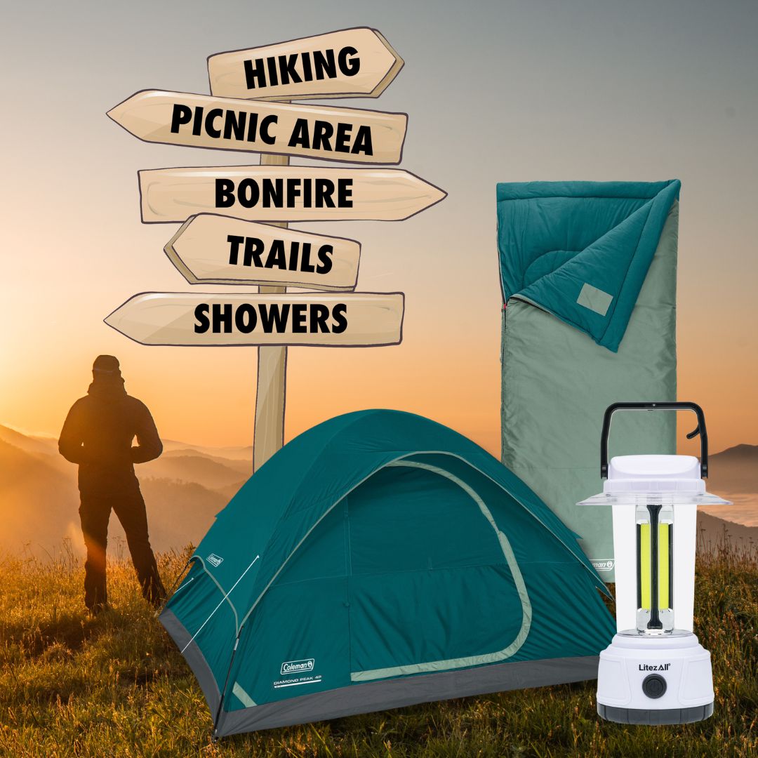 Let's go CAMPING!!! 🏕️

We are so ready to hit the camping grounds, we're prepared with a tent, sleeping bag and lantern. What are your camping essentials? ⛺