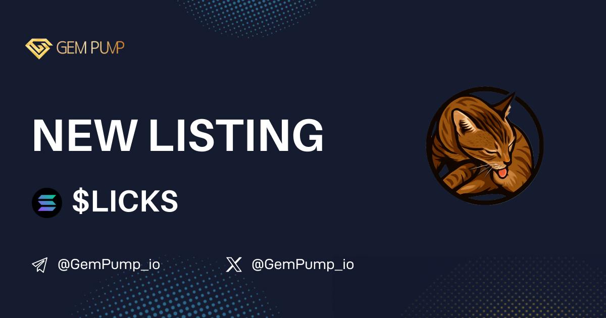 👏#LICKS listed on GemPump.io 🤝@GemPump_io

📄CA:91Ze3NBSJ545N3cyJW8LqsyjVt71MDRhHrEvoUxDpump
 🌐TG：t.me/licks_chat

 ✖️X：x.com/catlicksballs

💎GemPump：gempump.io/token/catlicks…

 #gempump #memecoin #100xgem