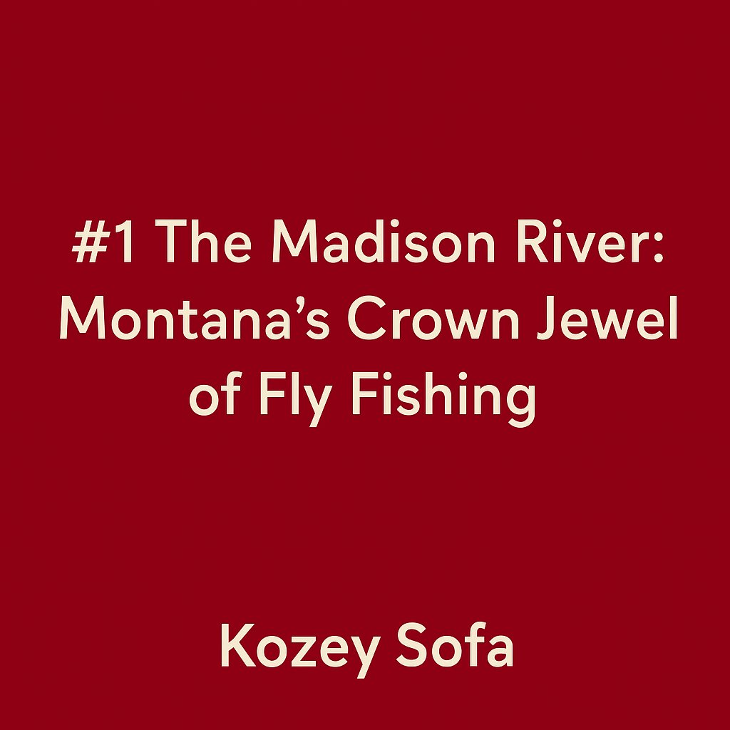 kozeysofa's tweet photo. 🎣 Y’all, we found heaven on earth — Montana’s Madison River!
Wild trout, wide skies, &amp; water that just don’t quit. 🏞️🔥
Come see why this beauty is #1 on our list of Best Fly Fishing Spots.
👉 https://t.co/0EQRvYgLoB
#FlyFishing #MontanaFishing #KozeySofa https://t.co/7sgRpcllye