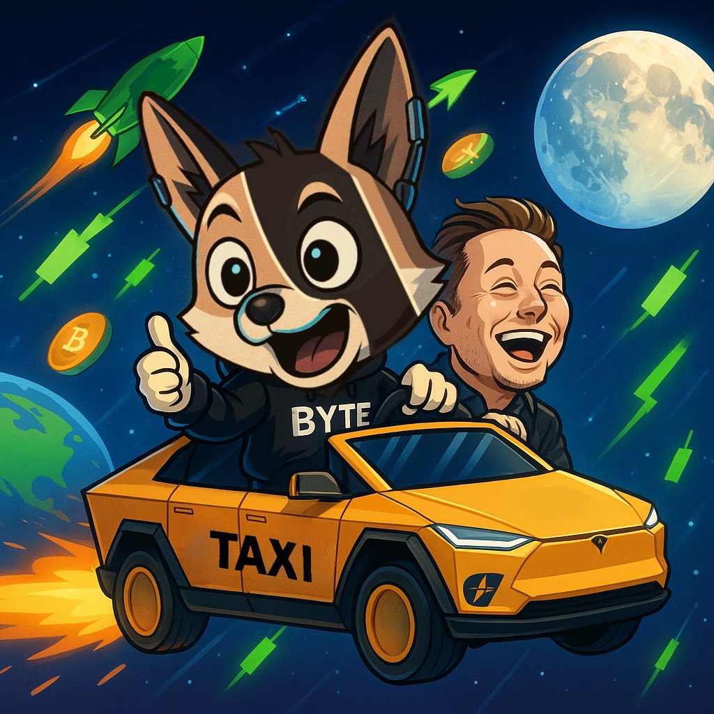 Powered by rockets, paid in memes. 🚖🔥