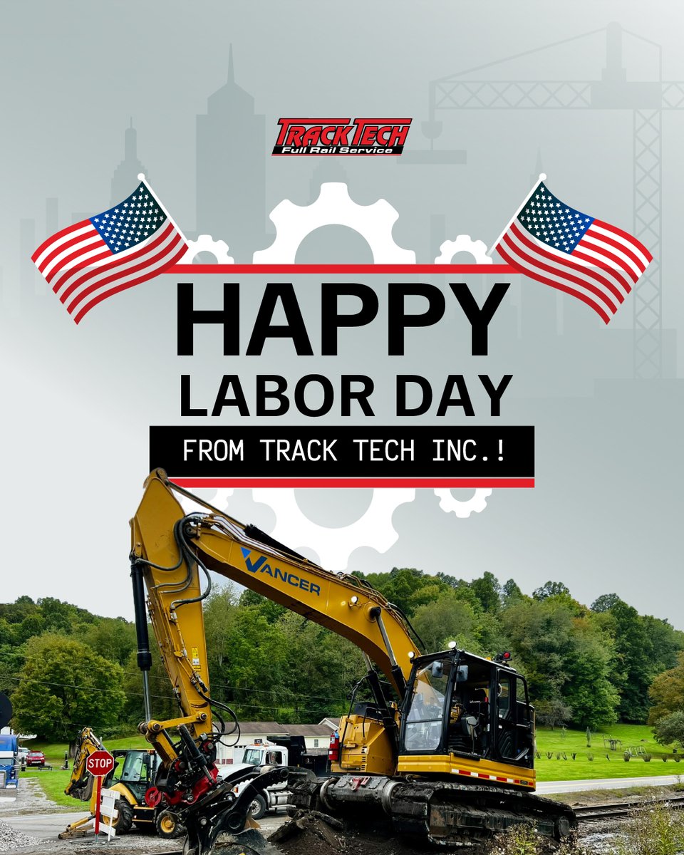 TrackTech_Inc's tweet image. Today we celebrate the hard work, dedication, and innovation of every professional who keeps our world moving forward.

Wishing you a safe and restful Labor Day!

#LaborDay2025 #ThankYouWorkers #TrackTechInc #InnovationInMotion