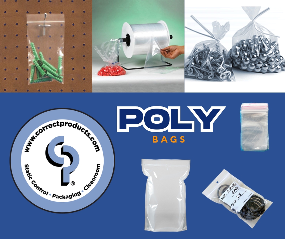 We stock clear poly bags, which are available for immediate shipment. They are available in several mil thicknesses, making them suitable for packaging everyday lightweight items and supporting heavy abrasive products. Check out our selection.
zurl.co/8M1AA