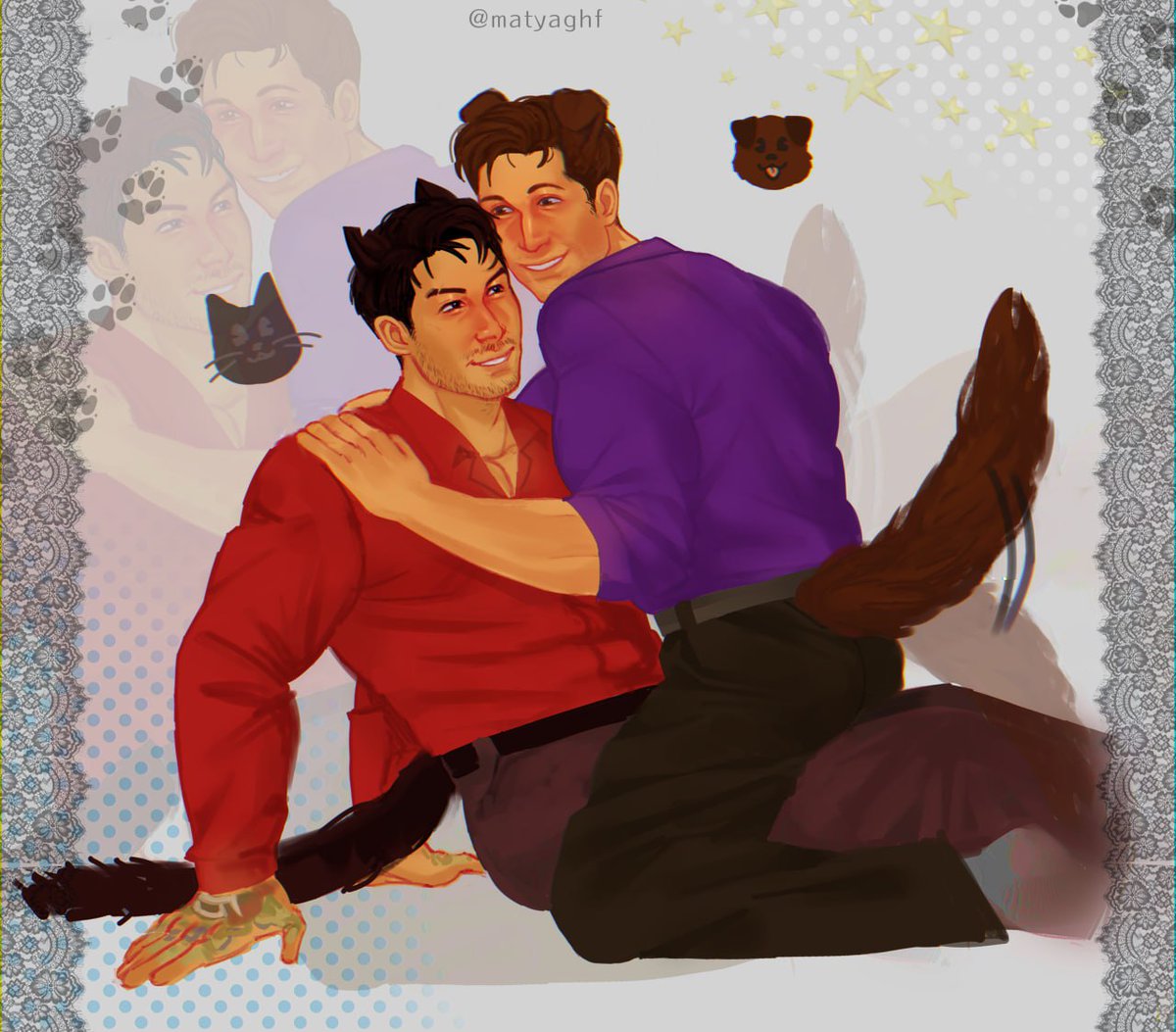 #johnshi #kencage 
🐈🐕