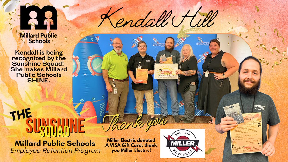 MPS Human Resources (@mpshr) on Twitter photo Big shoutout to Kendall & Alex at <a href="/RohwerE/">Rohwer Elementary</a>! When the team was short-staffed, they stepped up BIG—keeping the building spotless & ready for August, all with positive attitudes. Thank you for making Millard Public Schools SHINE! ✨🌟#SHINEwithMPS 🚀 Big shoutout to Kendall & Alex at <a href="/RohwerE/">Rohwer Elementary</a>! When the team was short-staffed, they stepped up BIG—keeping the building spotless & ready for August, all with positive attitudes. Thank you for making Millard Public Schools SHINE! ✨🌟#SHINEwithMPS 🚀