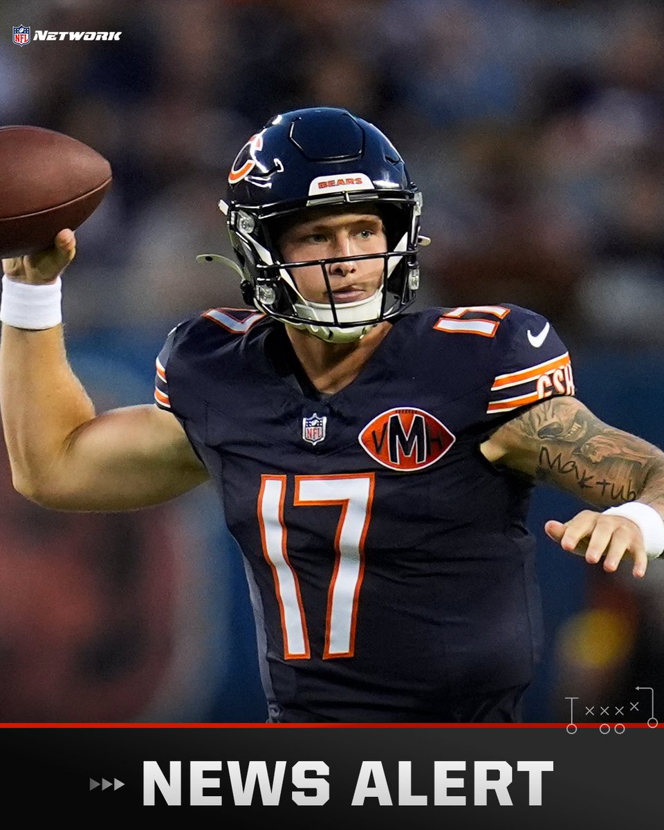 Tom Pelissero (@tompelissero) on Twitter photo The #Bears are signing QB Tyson Bagent to a two-year, $10 million contract extension that can be worth up to $16M with incentives, his reps at Milk and Honey Sports and Key Player Management tell The Insiders.
<a href="/CHGO_Bears/">CHGO Bears</a> first reported the deal, which runs through 2027. The #Bears are signing QB Tyson Bagent to a two-year, $10 million contract extension that can be worth up to $16M with incentives, his reps at Milk and Honey Sports and Key Player Management tell The Insiders.
<a href="/CHGO_Bears/">CHGO Bears</a> first reported the deal, which runs through 2027.