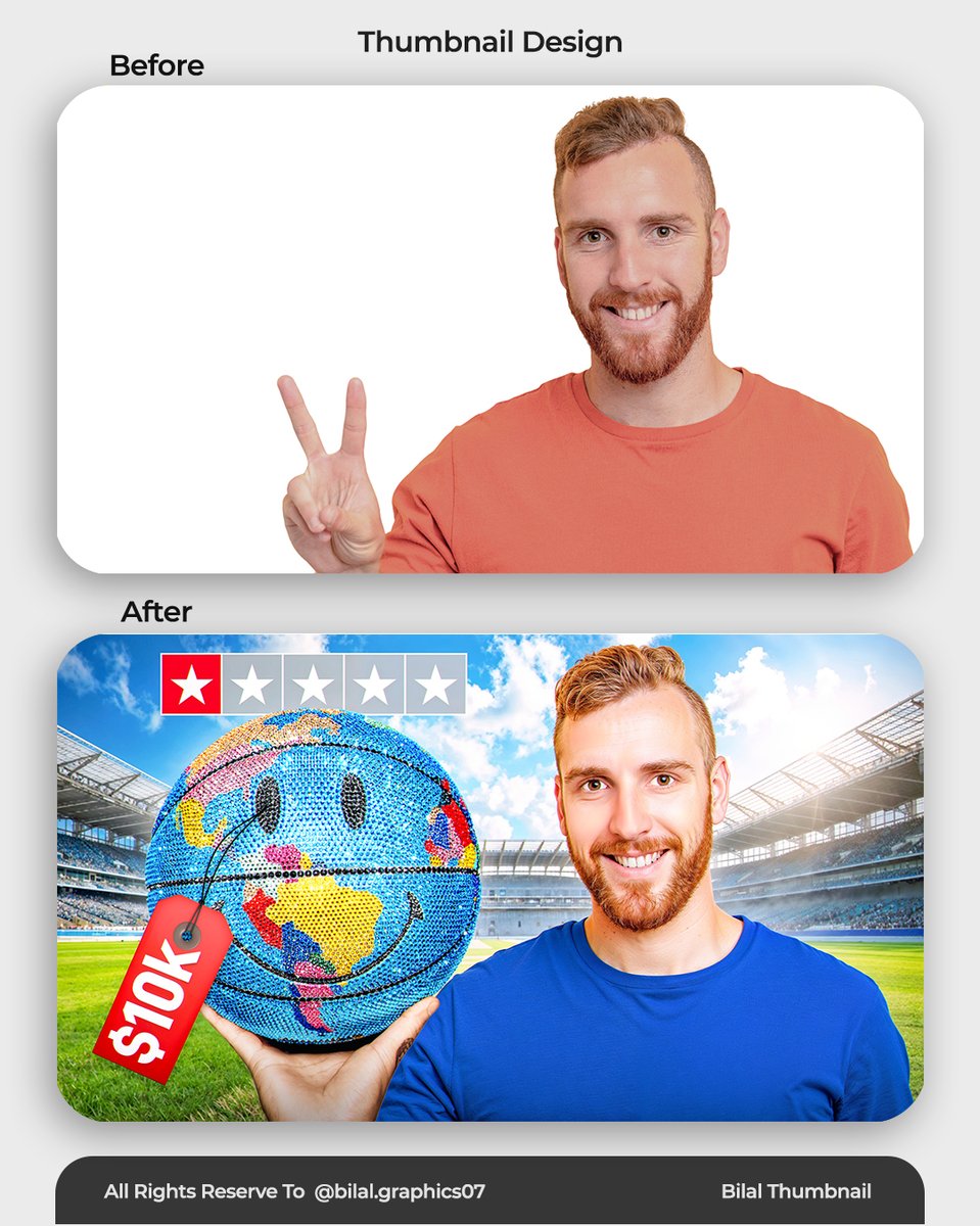 Bilalgraphics07's tweet image. Recently Thumbnail Design✨💪🏼

#thumbnail #photoshop #graphics #virlthumbnails #thumbnaildesigner