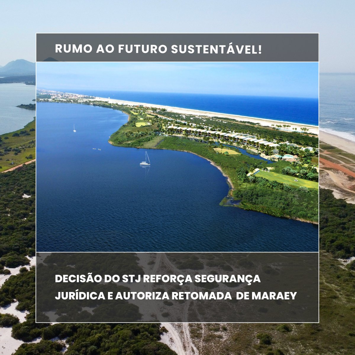 Avançamos com segurança e confiança!

O STJ autorizou a retomada de MARAEY, reafirmando a legalidade e a solidez do processo de licenciamento ambiental conduzido ao longo de mais de 13 anos.

A decisão marca um passo essencial para a concretização de um projeto transformador, que