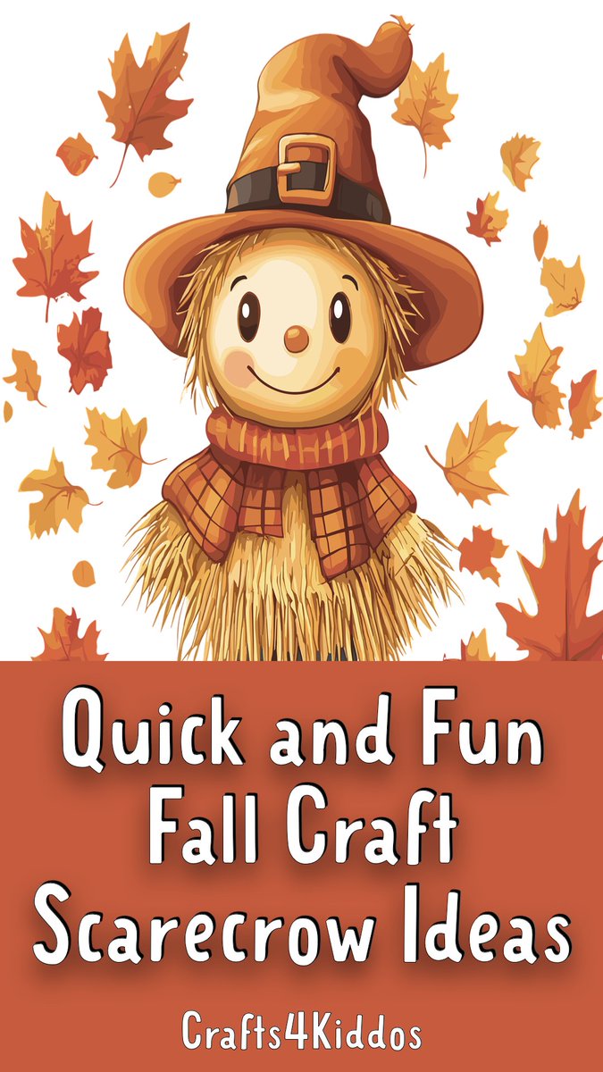 Quick and fun fall craft scarecrow ideas for kids - crafts4kiddos.com/how-to-make-sc…