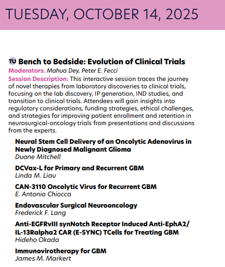 $NWBO The 2025 CNS Annual Meeting: CNS Connects, is the premier neurosurgical conference focused on fostering meaningful connections in an increasingly complex and diverse field. Positioned at the intersection of innovation and tradition, this event celebrates the diversity of